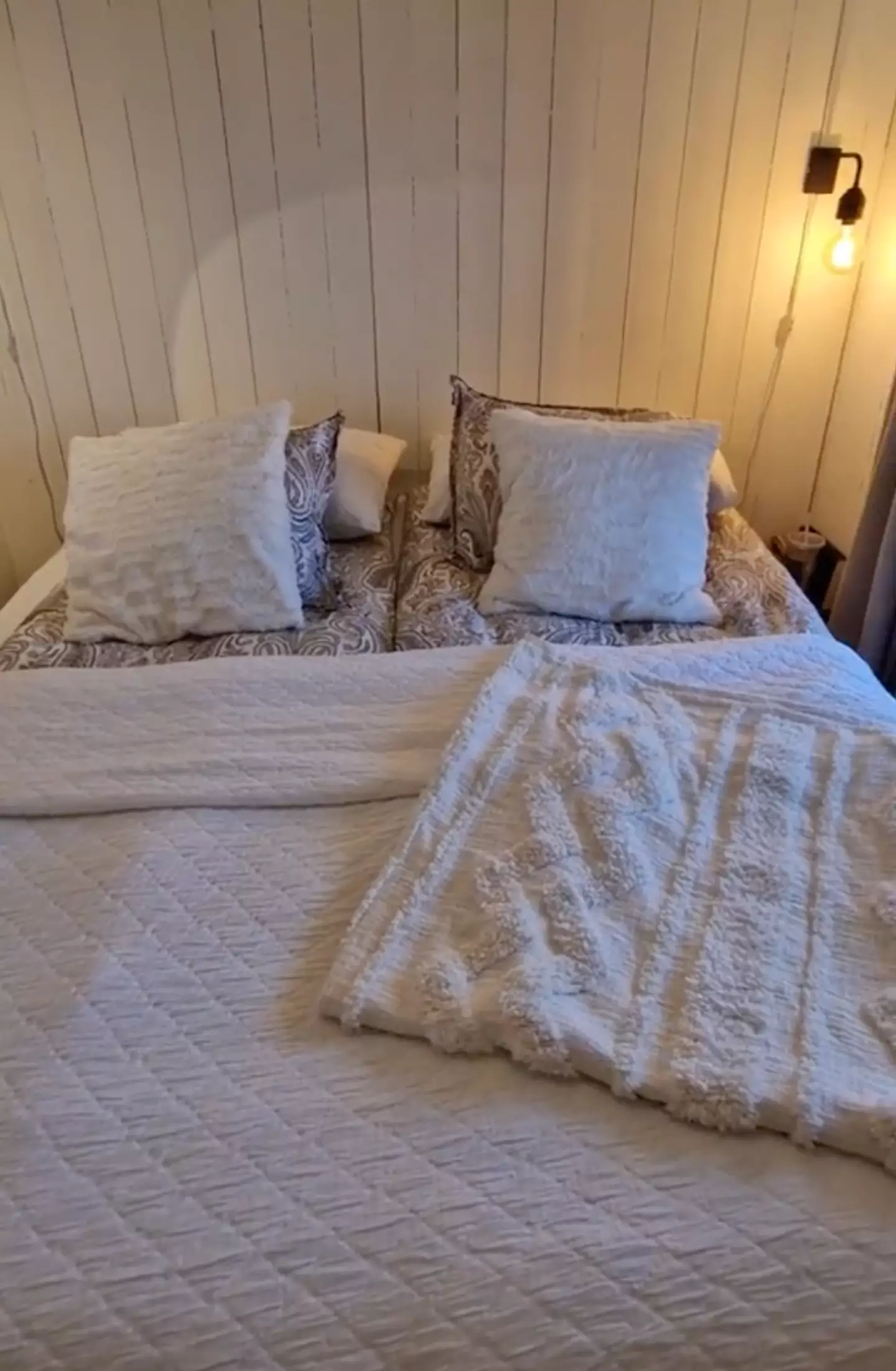 Two duvets just makes sense.