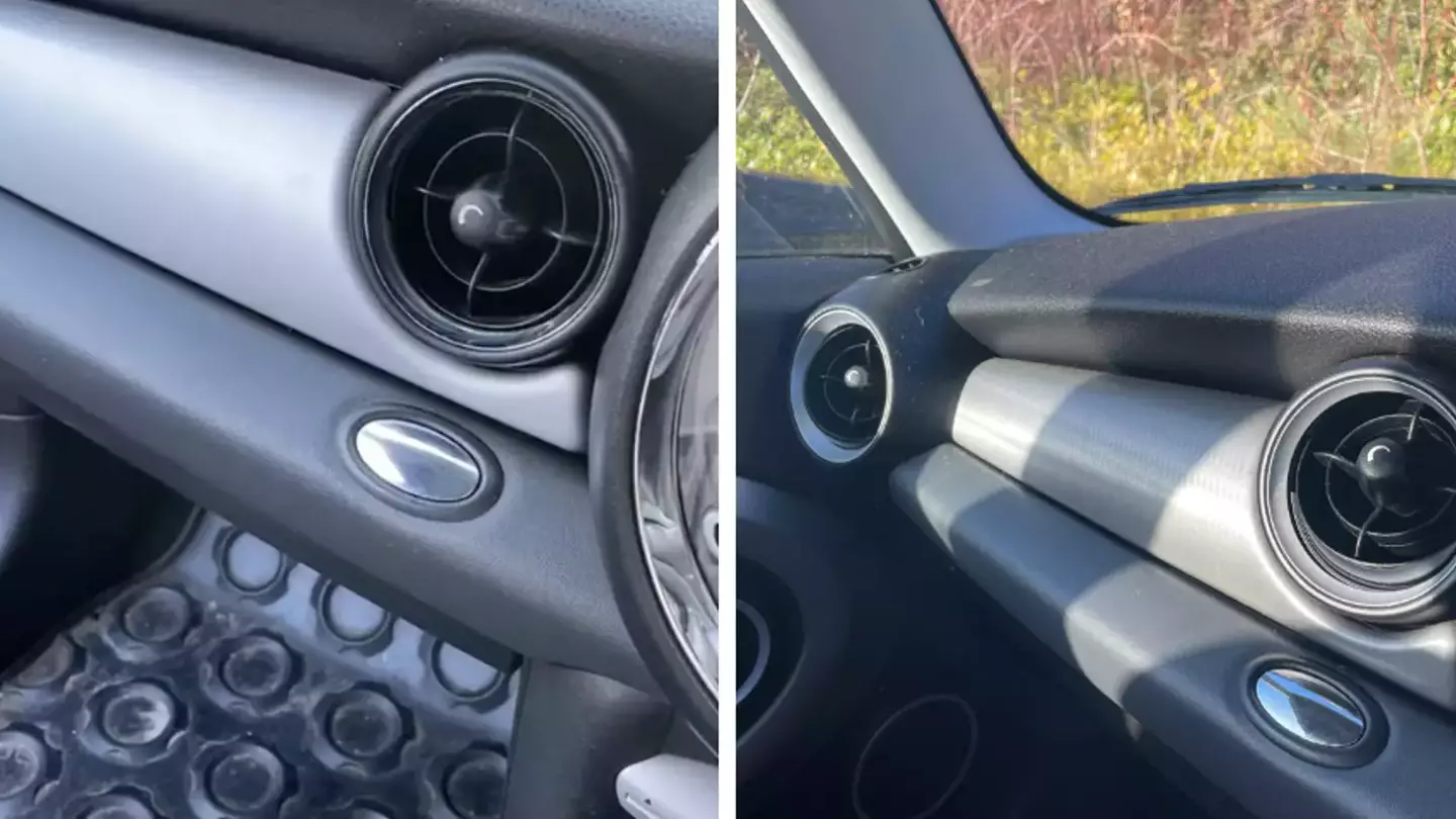 Woman shocked after discovering car has a secret compartment