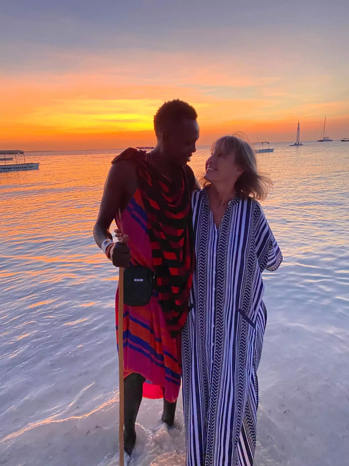 Deborah and Saitoty now live together in Tanzania as a married couple.