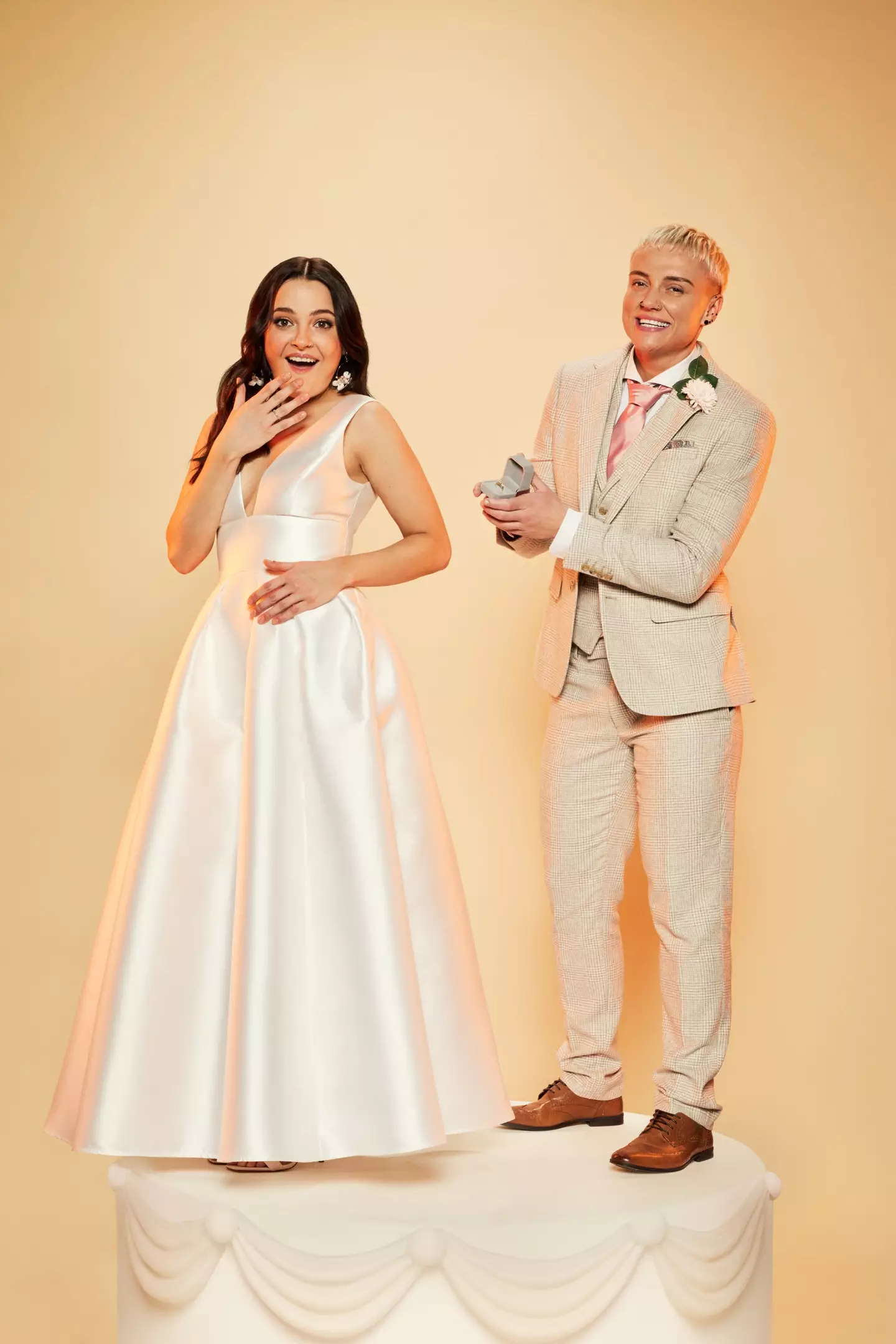 The duo endured a turbulent romance throughout the duration of the series (Channel 4)