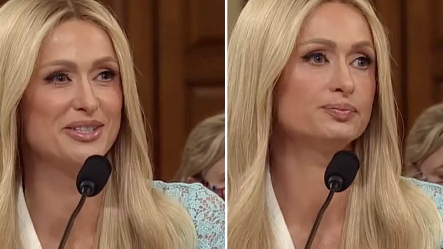 Paris Hilton ‘changes voice’ half-way through speech and fans are convinced they know which is ‘real’