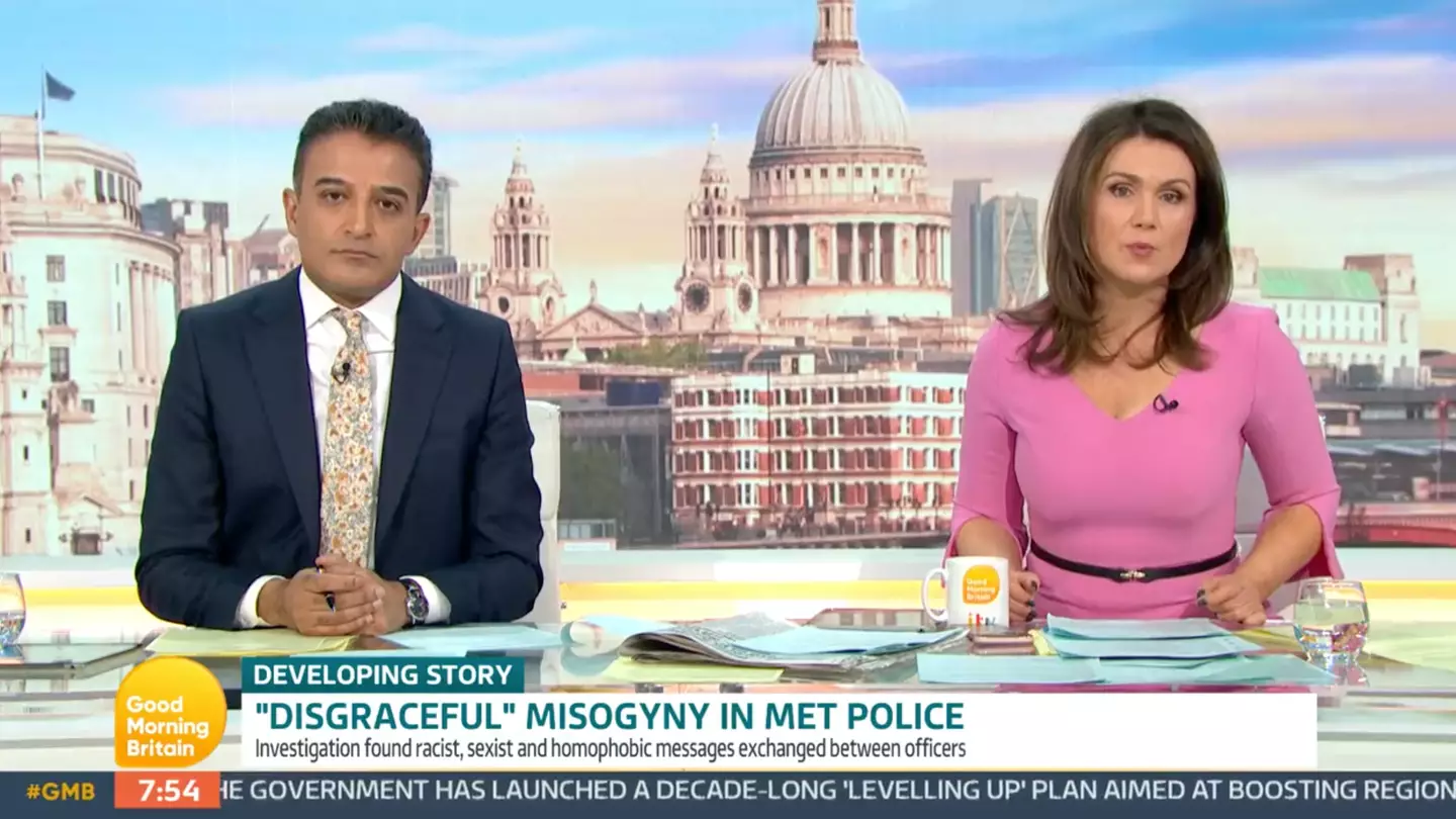 Susanna Reid Calls For Change As Met Police Apologises For 'Appalling Conduct' Following Reports Of Misogyny