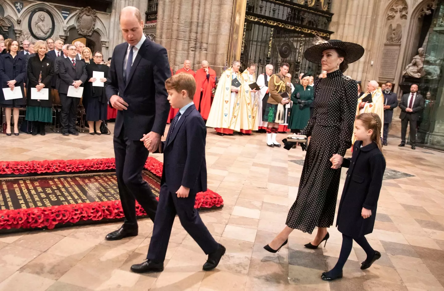 Kate and William kept Charlotte and George feeling secure. (