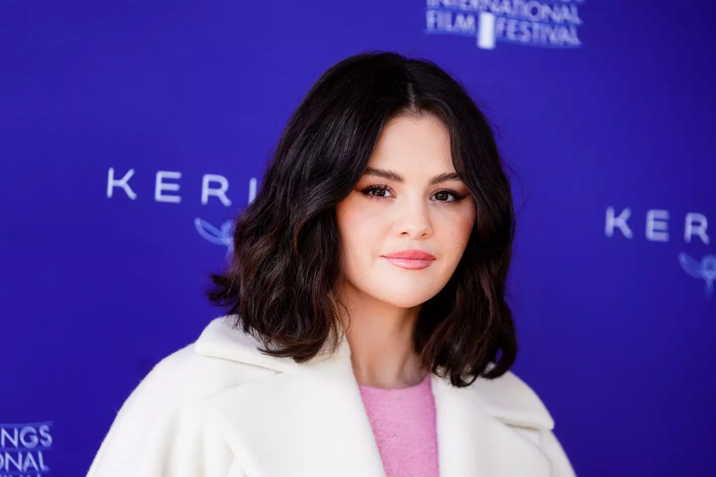 She shared her first kiss with a co-star. (Presley Ann/Getty Images for Palm Springs International Film Society)