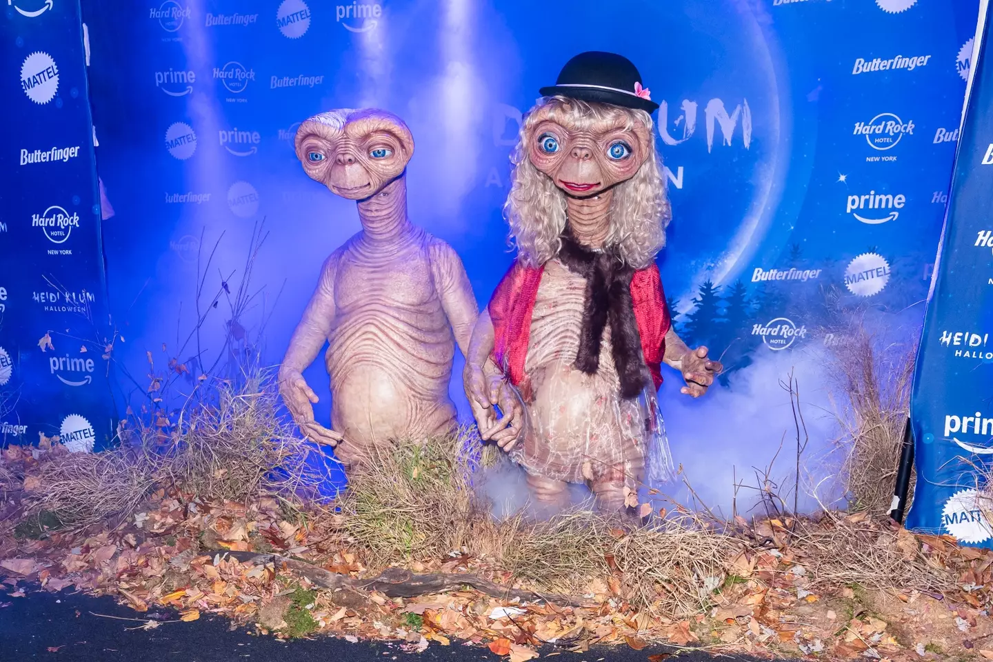 Heidi and her husband dressed as E.T this year (TheStewartofNY/WireImage)
