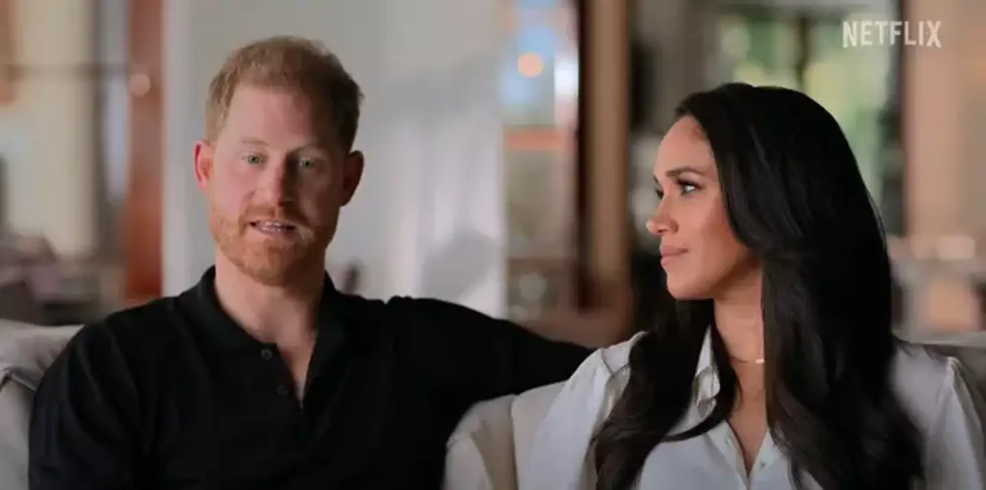 Prince Harry compared his wife's struggles to those of his mother's.