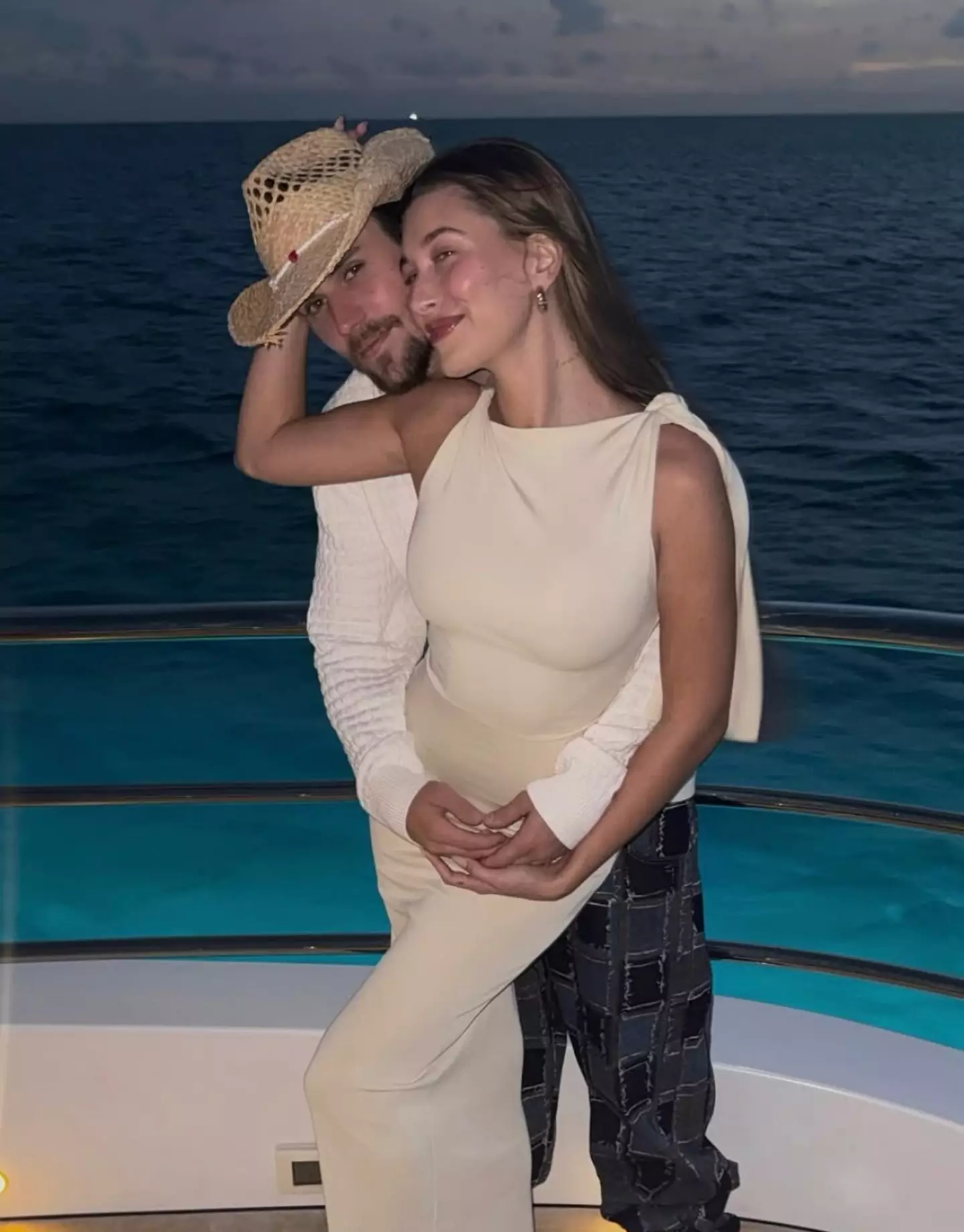 The parents share a nine-month-old son (Instagram/@haileybieber)