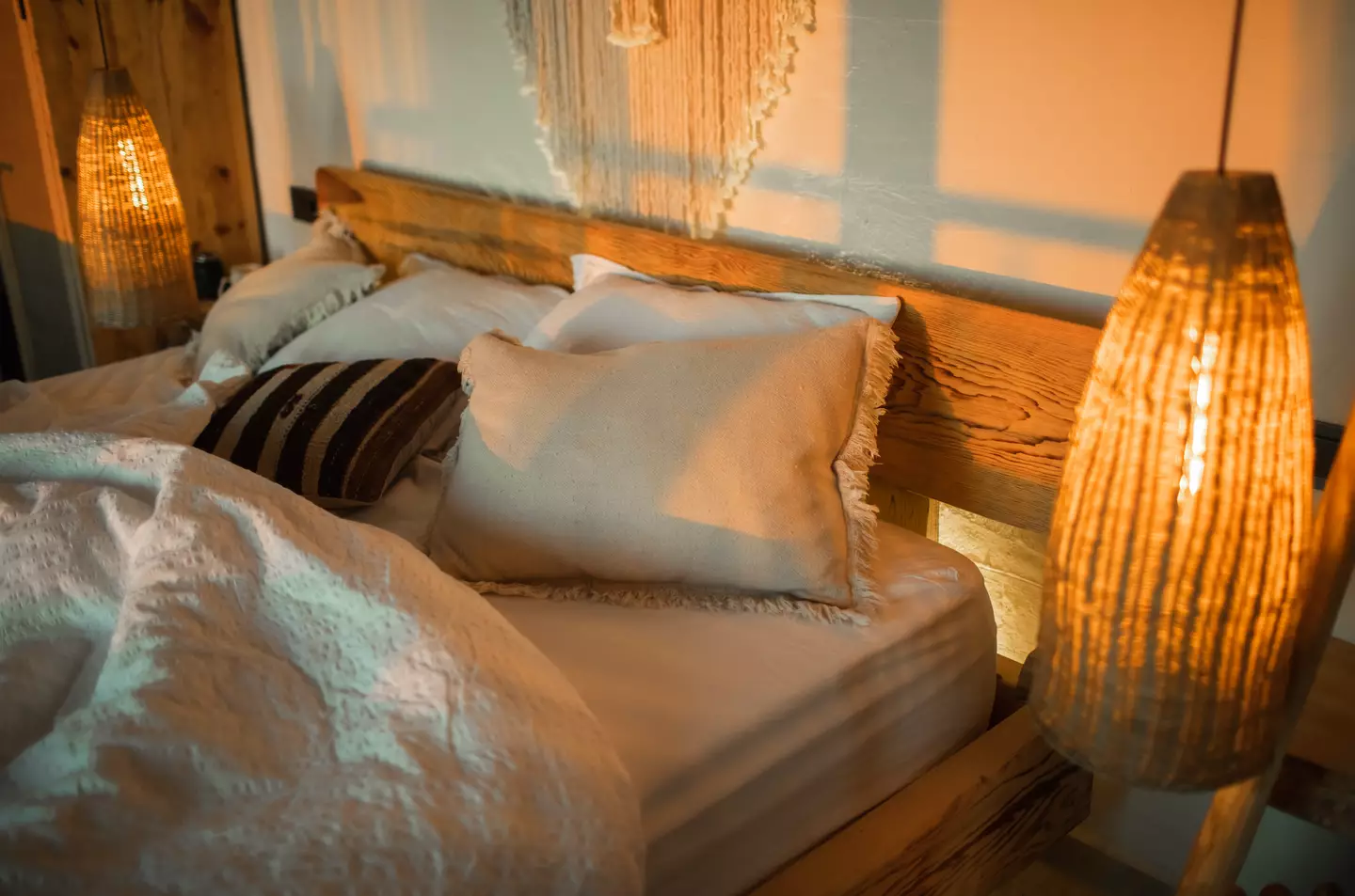 Changing the ambience of your sleeping space could also help alleviate stress (Oleg Breslavtsev/Getty)