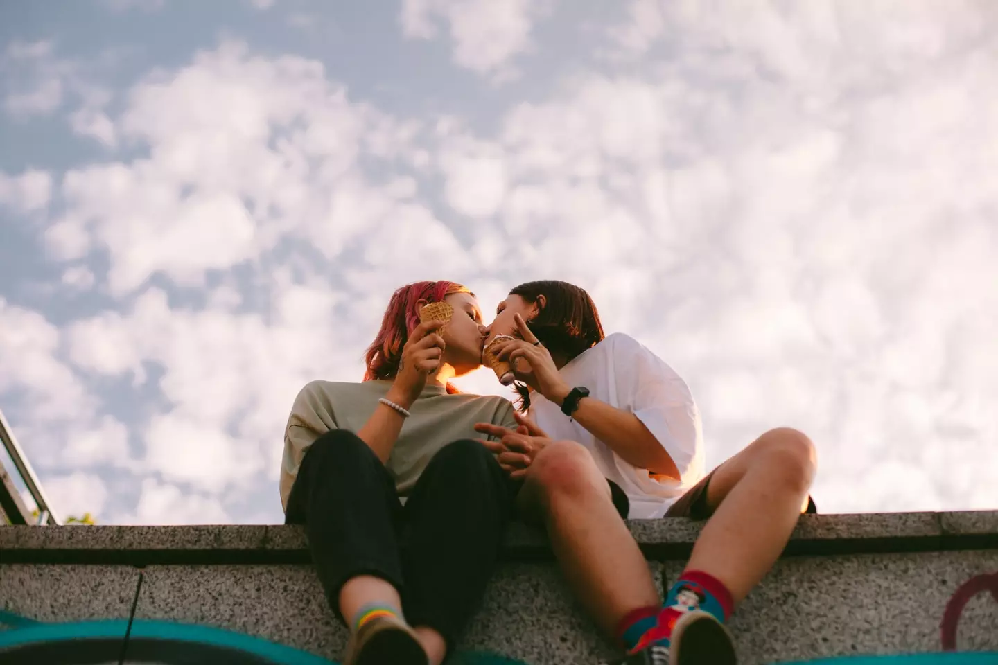 Buying coffee for one another or eating ice cream on a walk is an act of micro-mancing (Getty Stock Image)