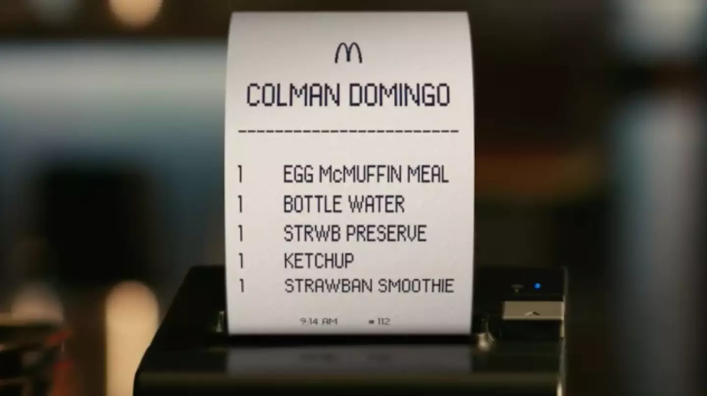 McDonald's has shared celebrities' breakfast orders from the morning after the Oscars (YouTube/McDonald's)