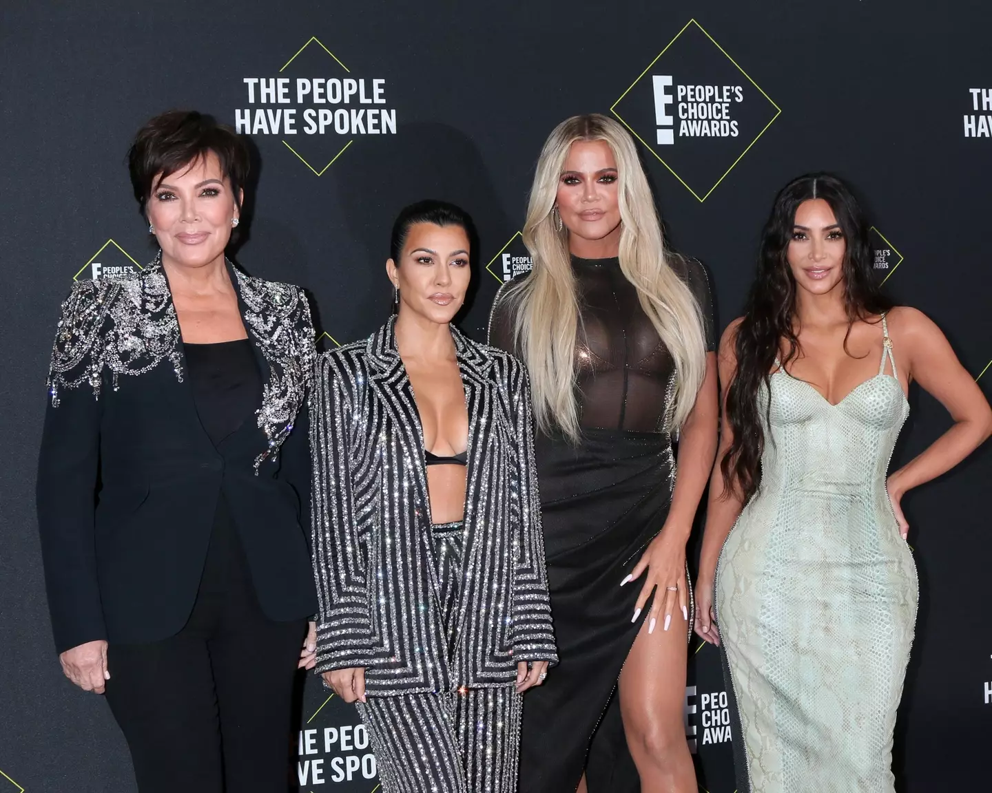 Kris Jenner, Kourtney, Khloe, and Kim.