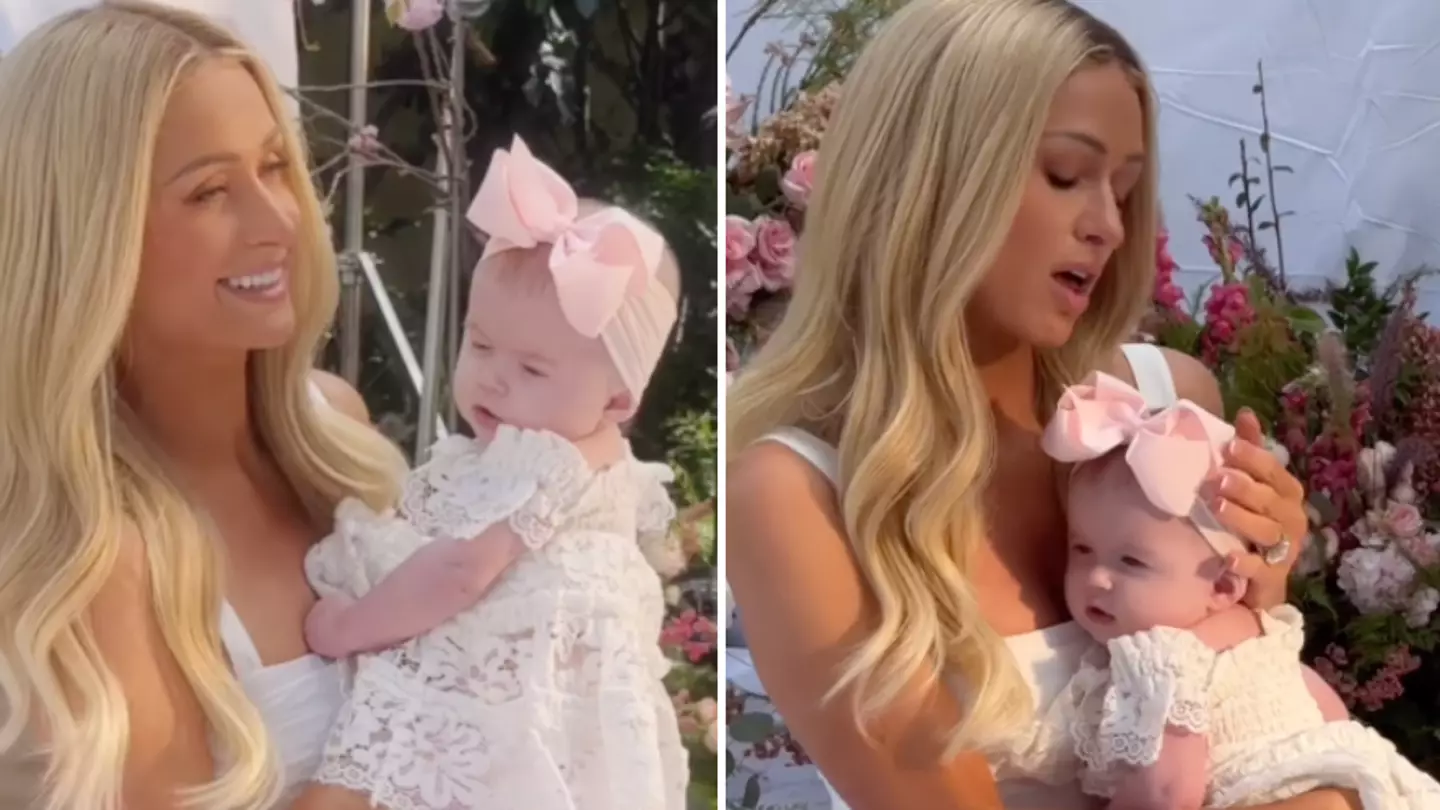 Paris Hilton finally shares first images of daughter as she reveals meaning behind her middle name