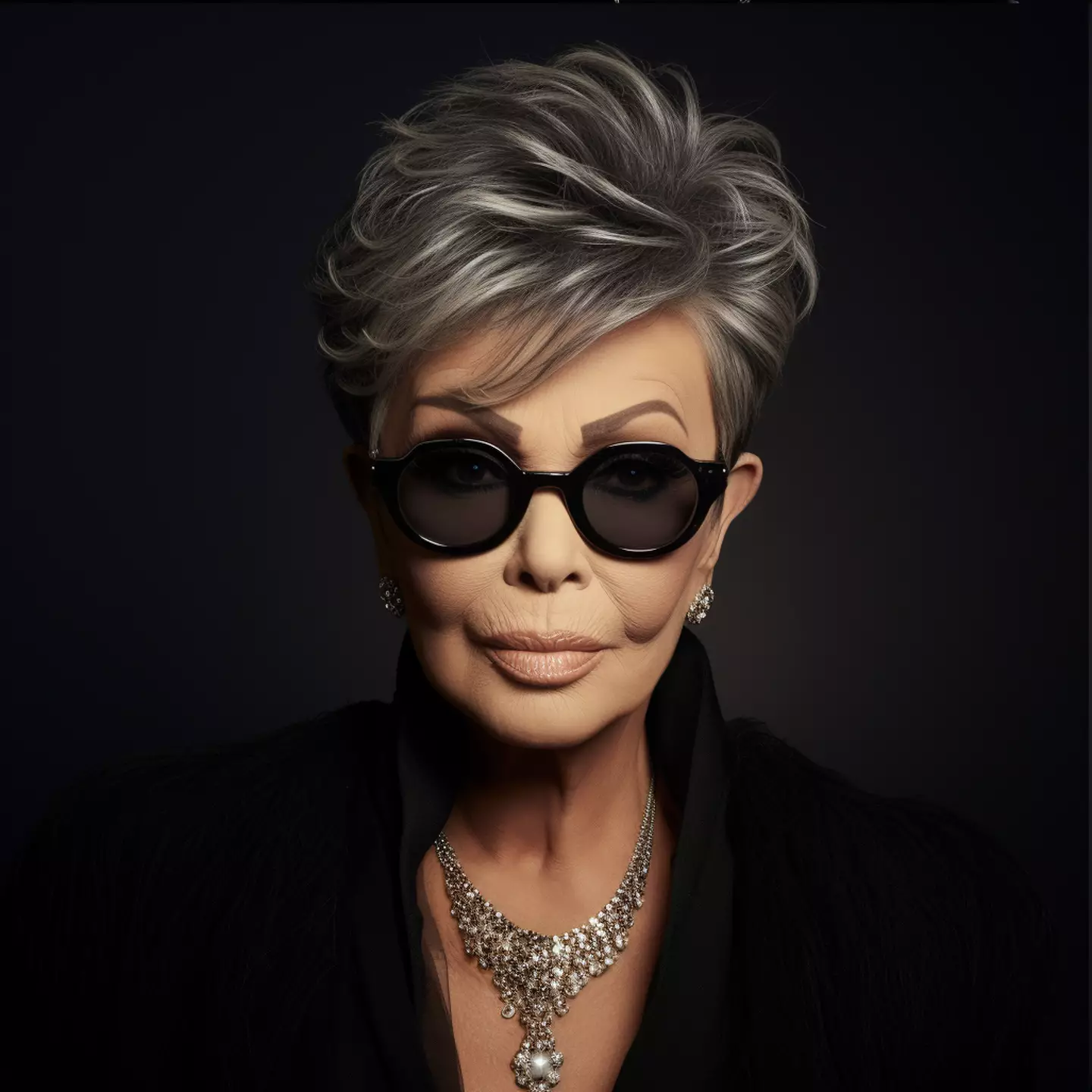 Kris is keeping the shades. (Tyla/@Midjourney)