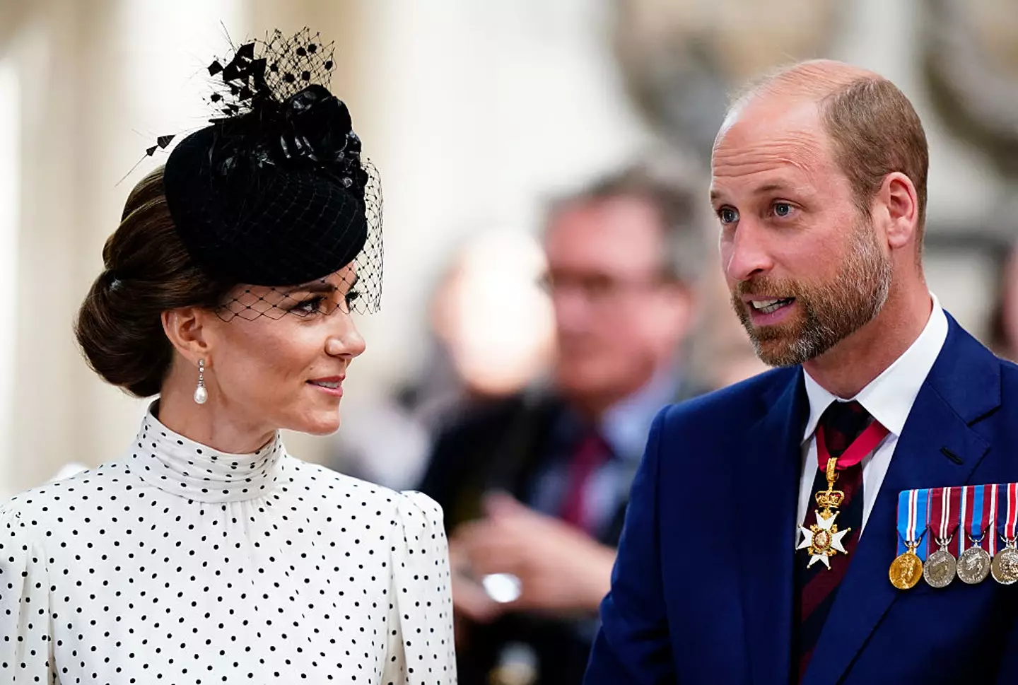 Prince William has opened up about his and Kate Middleton's sleeping arrangements (JORDAN PETTITT / Contributor / Getty Images)