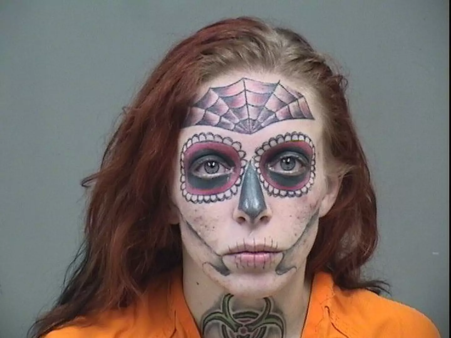 Following the tattoo, Alyssa was arrested - and ended up having her mugshot taken.