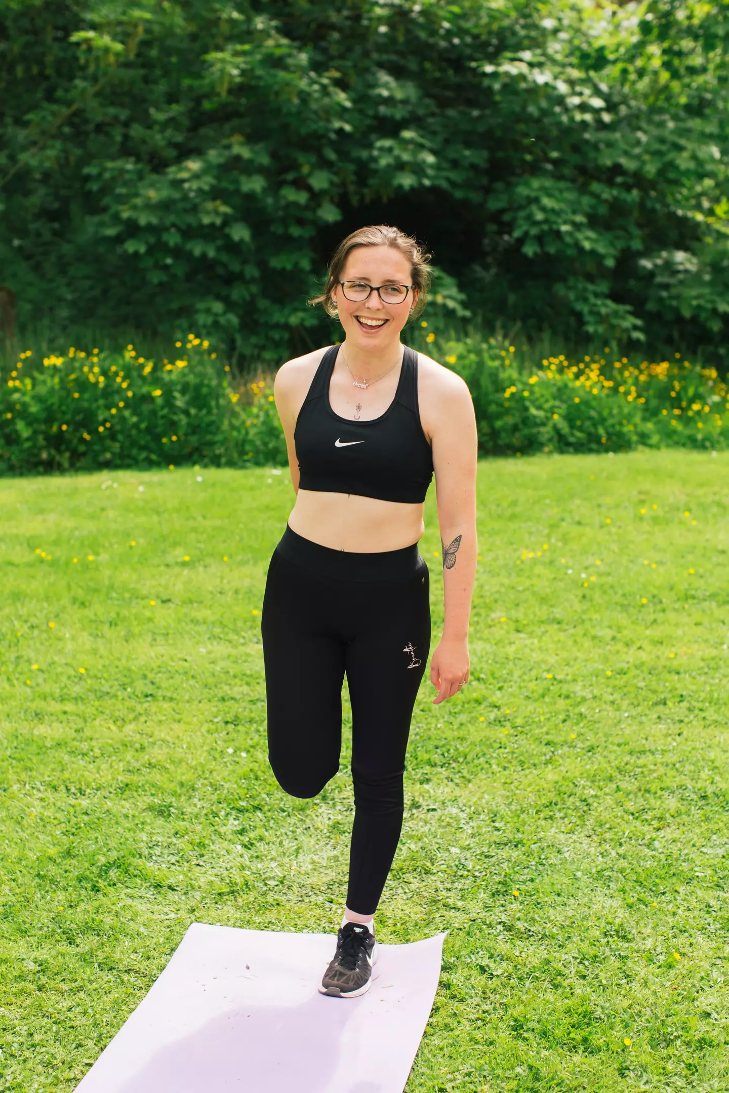 Casey felt motivated to ‘push herself’ during the activities.