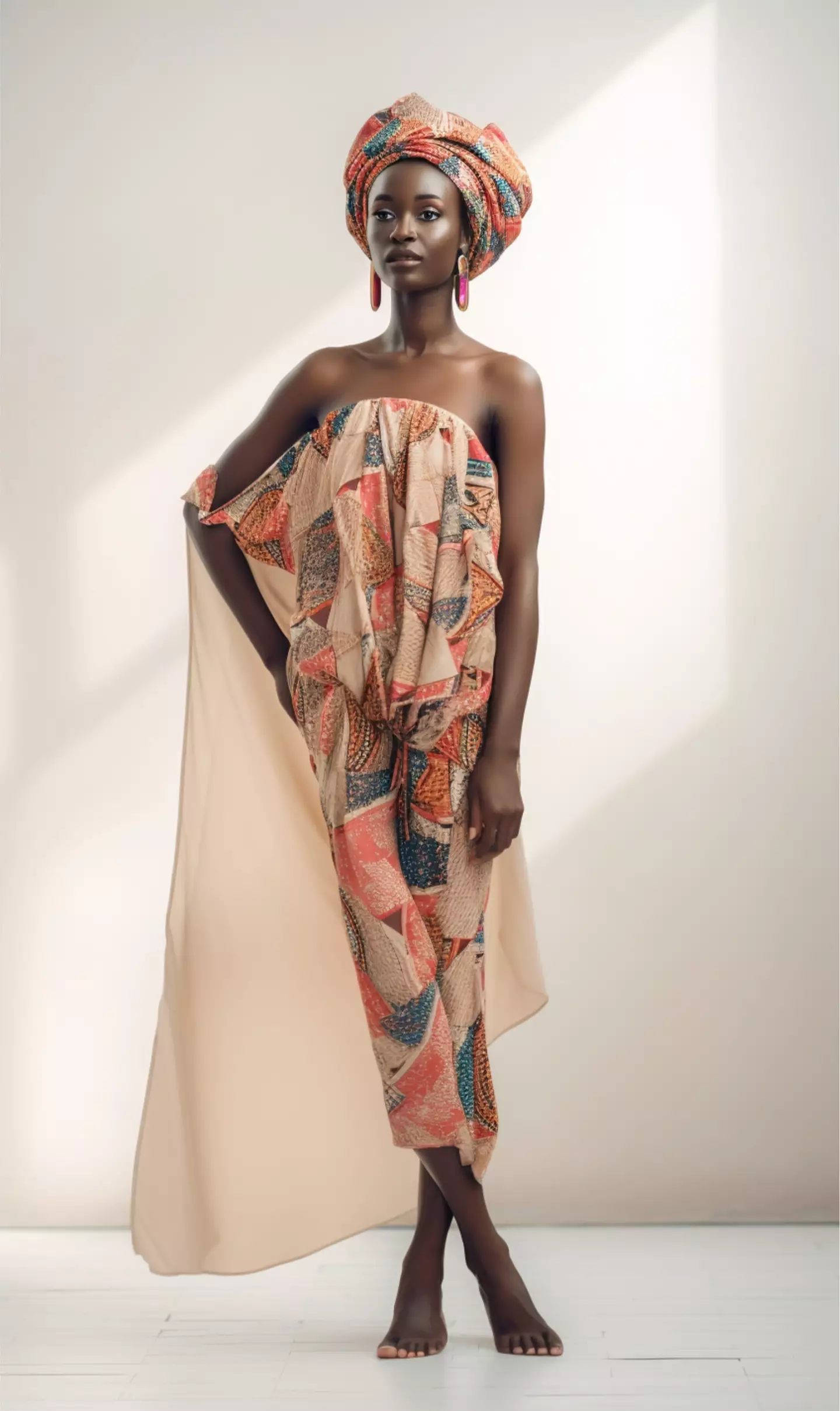 There were also a diverse range of skin tones in the images, including this woman from Mali.