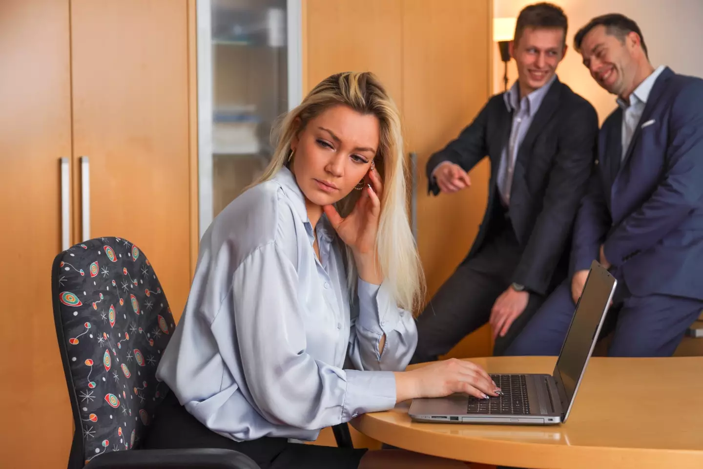 She said she was a trainee solicitor (stock image).