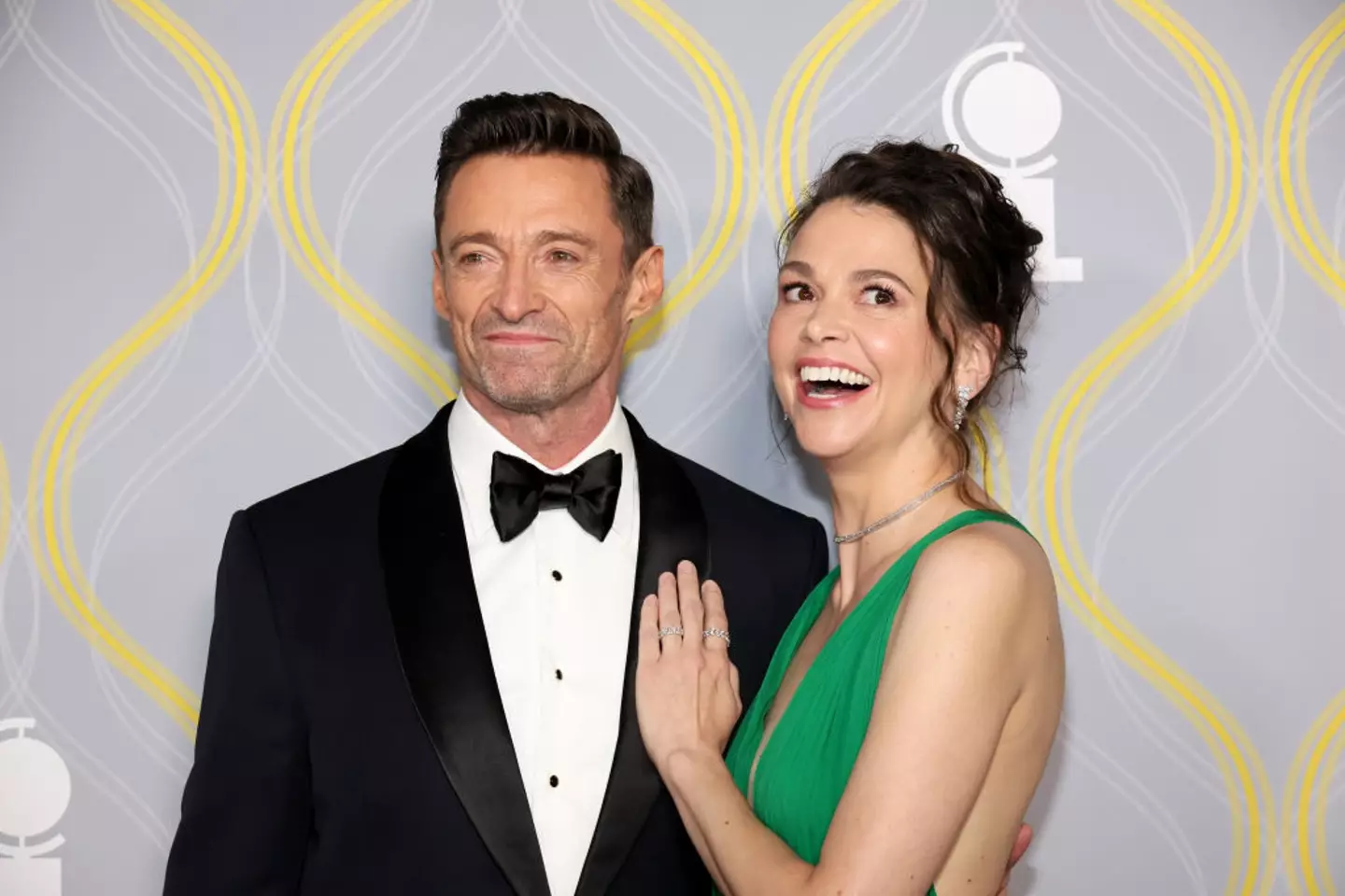 Hugh and Broadway star, Sutton Foster, recently confirmed their relationship (Dia Dipasupil / Staff / Getty Images)
