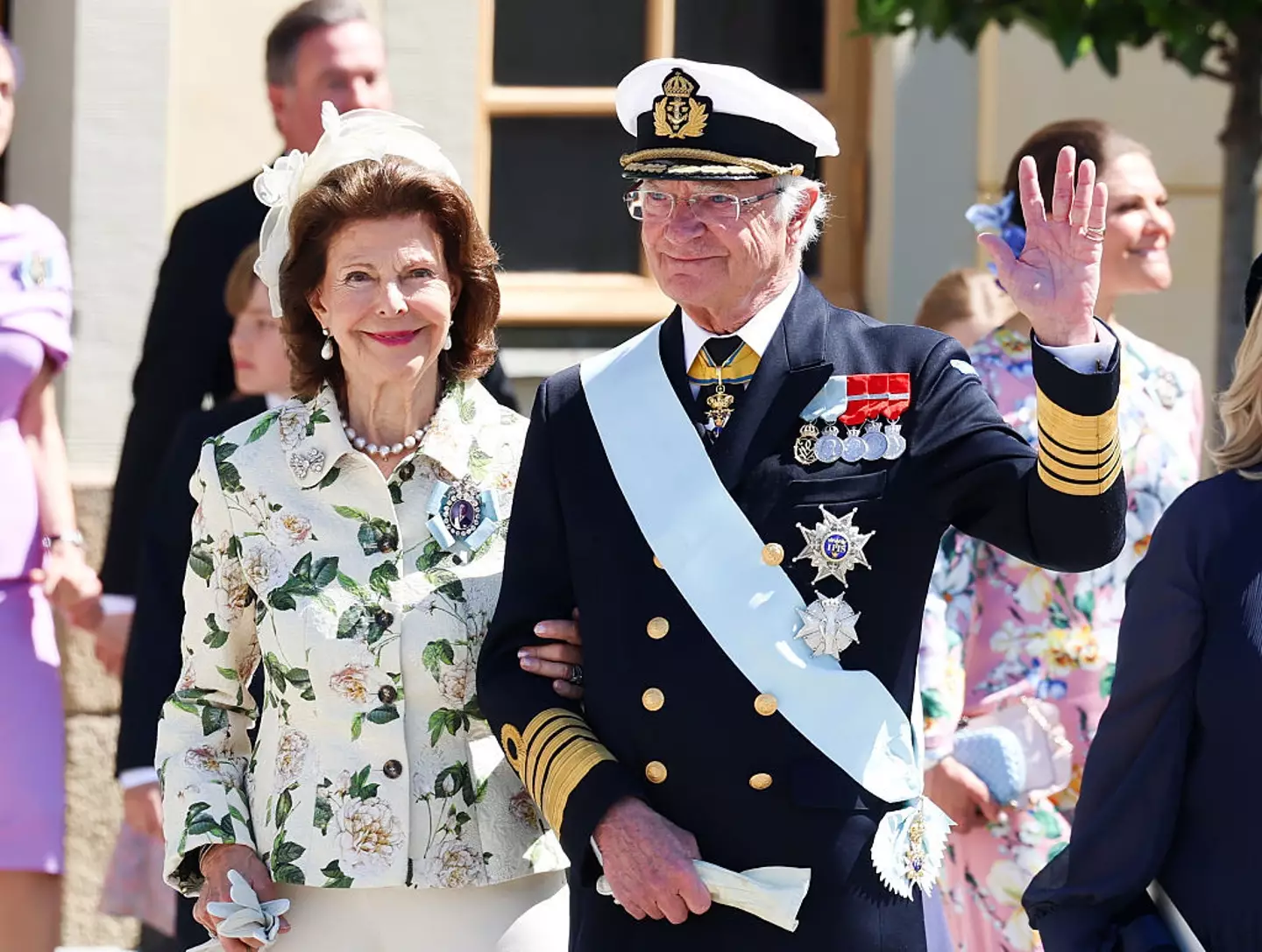 Data related to the King and Queen of Sweden's location was allegedly shared via Strava (Iwi Onodera/WireImage)