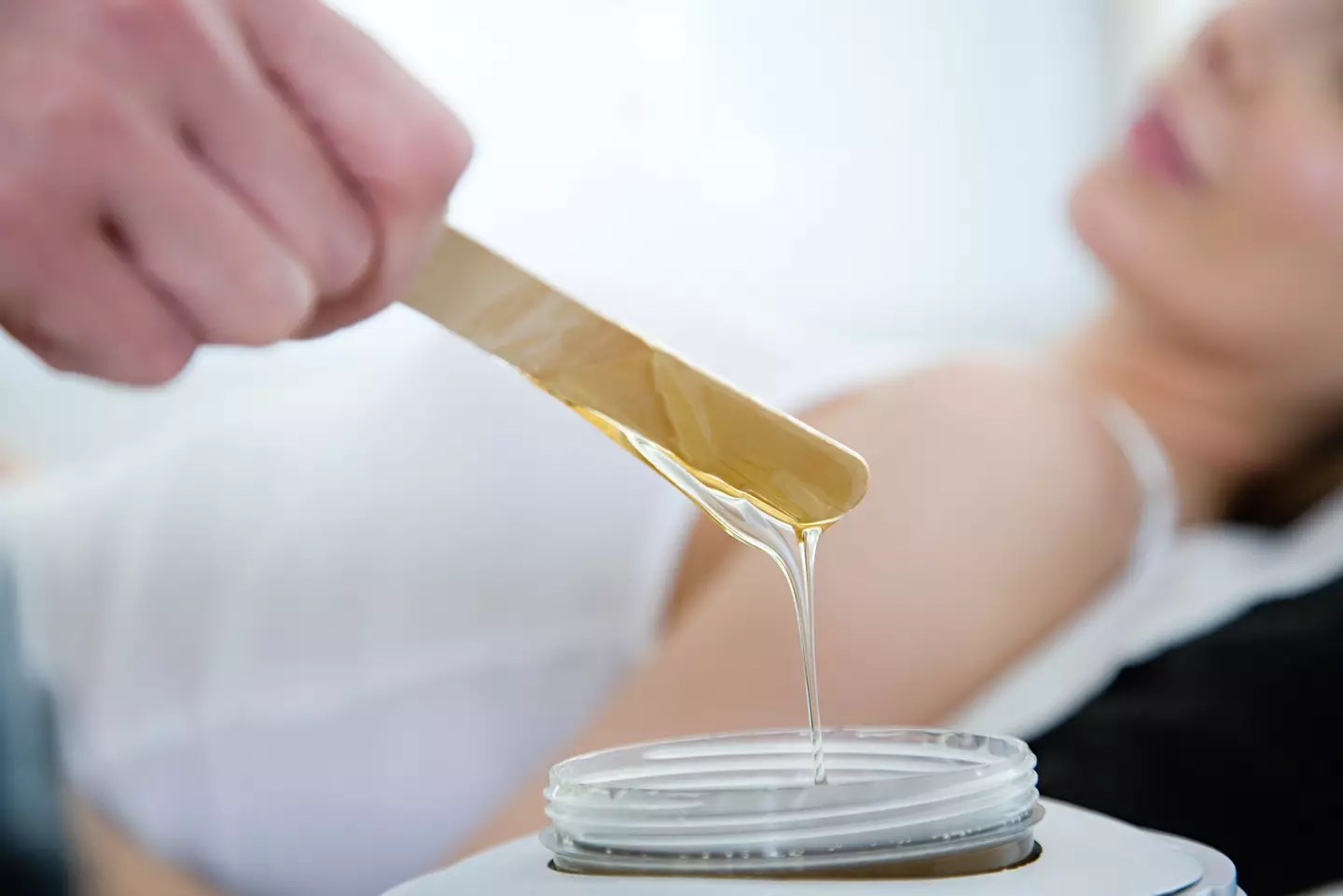 The mum's sister-in-law gave her a 'lecture' over the hair removal.