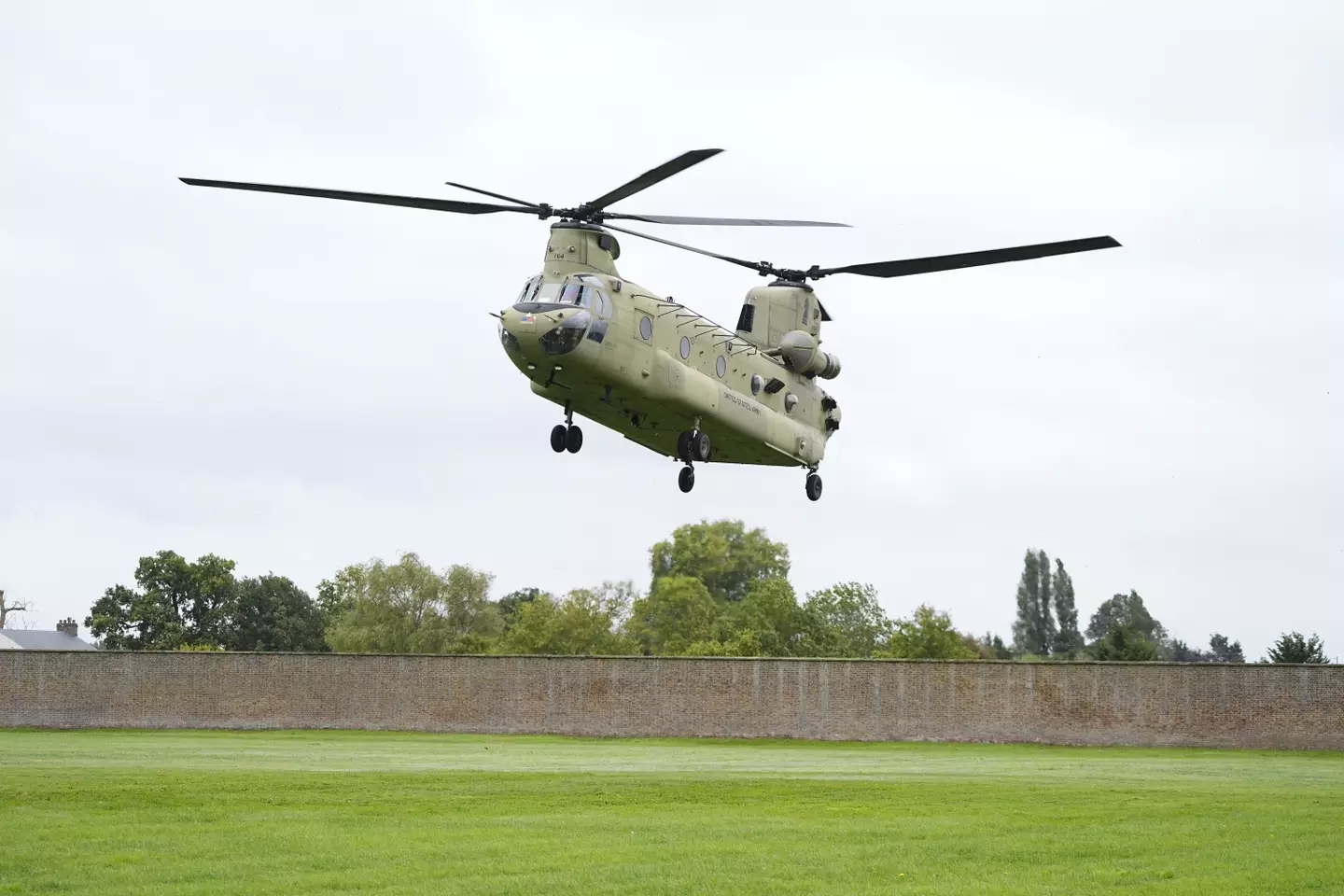 The Trumps landed at Windsor Castle moments ago (Aaron Chown - WPA Pool/Getty Images)