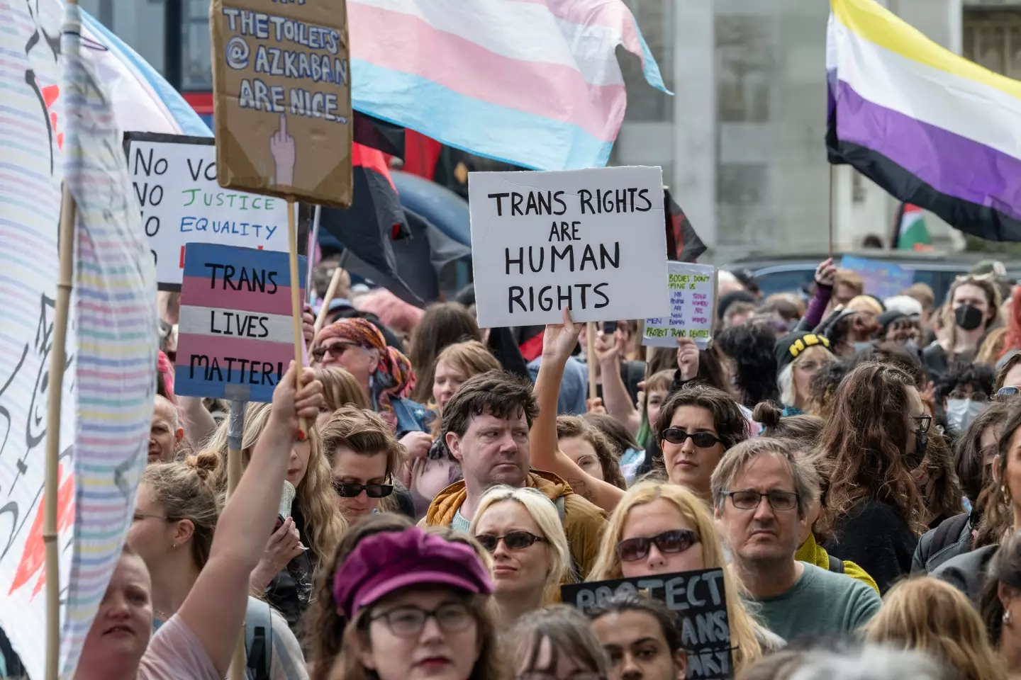 Donald Trump tried to enforce an anti-LGBTQ+ policy when he resumed presidency back in January (Guy Smallman/Getty Images)