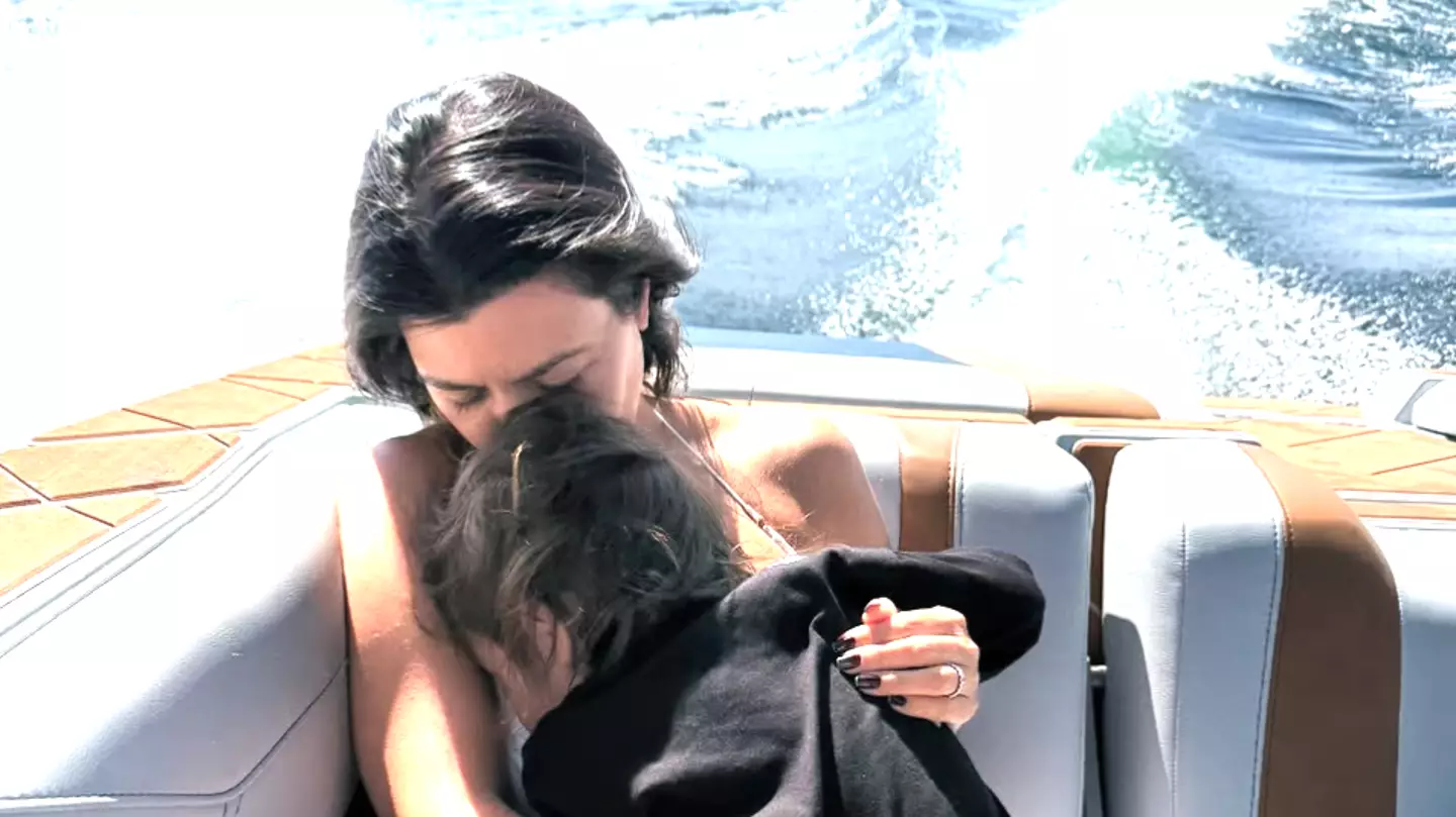Kourtney Kardashian praised for response to backlash after having baby Rocky on boat without life vest