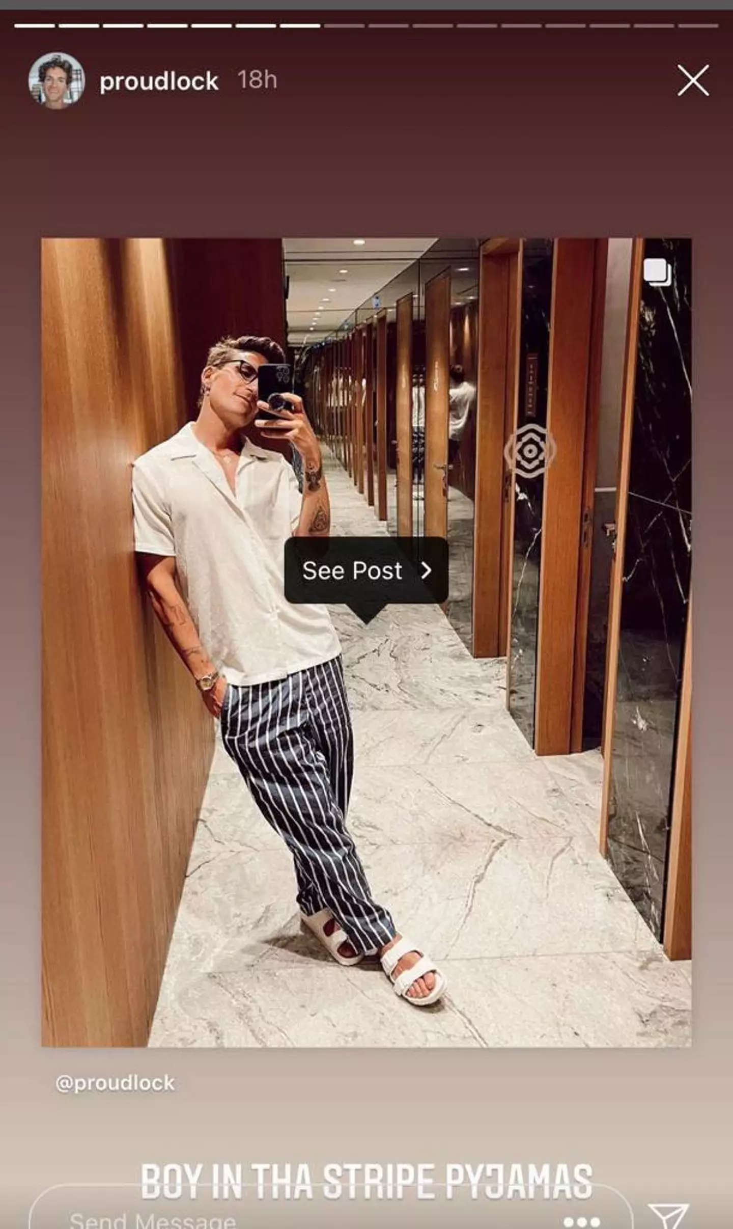 Proudlock's caption prompted outcry (