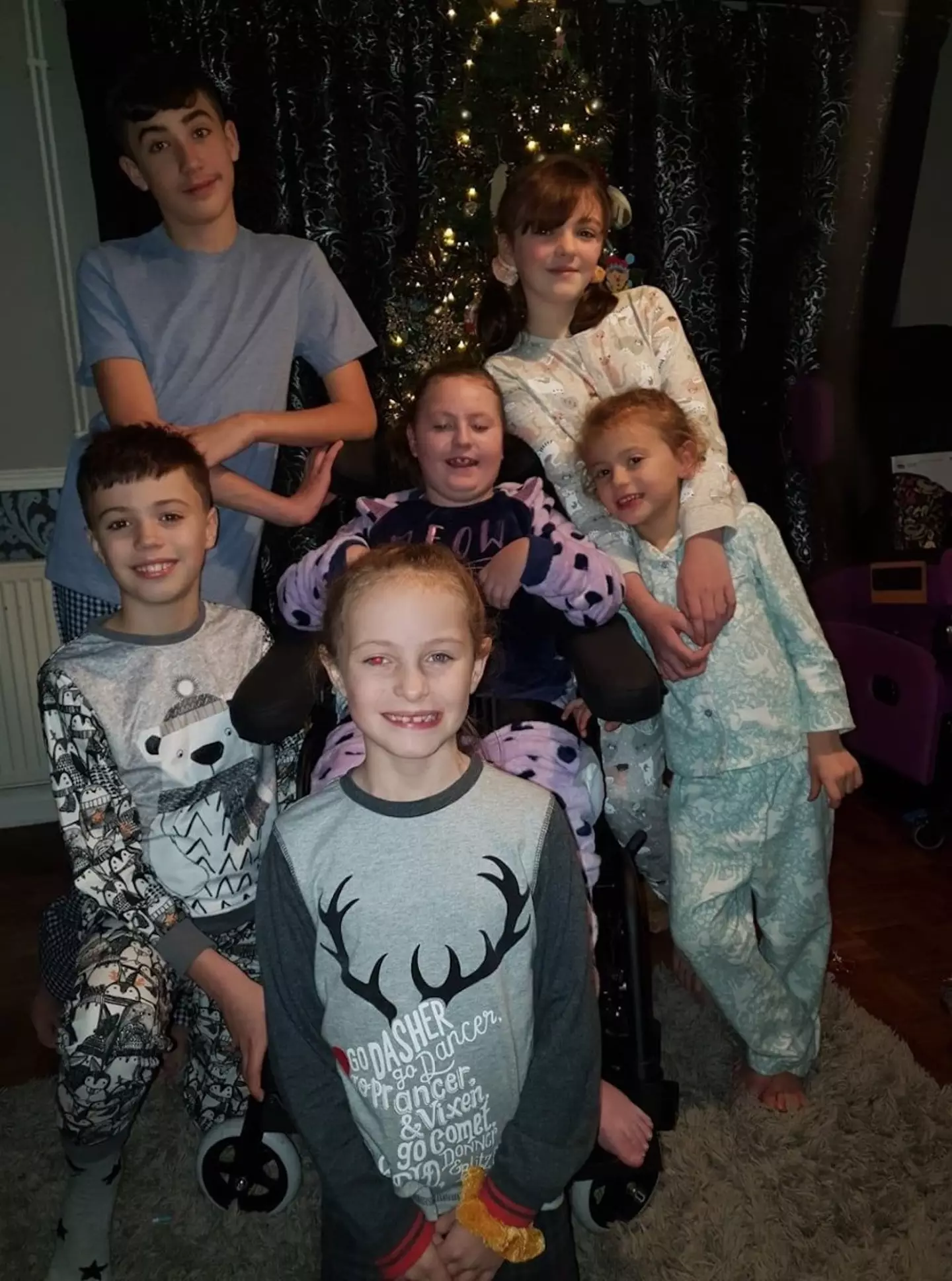 Lacey's siblings were sent age appropriate letters explaining what their brave sister had done.