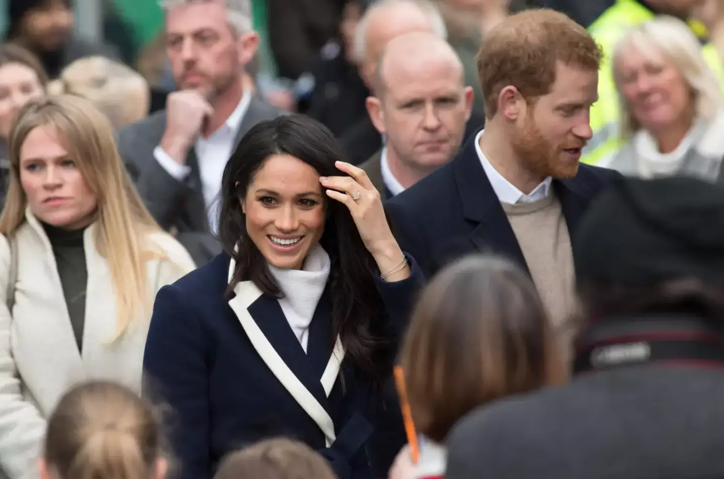 King Charles III gave special mention to his son, Prince Harry, and Harry’s wife, Meghan Markle when he addressed the nation on Friday.