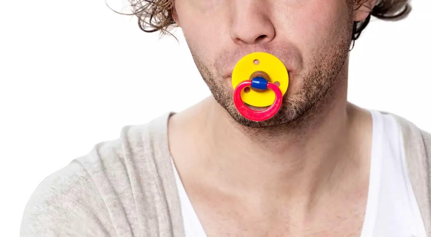 Some adults have started using pacifiers to help with their mental health (Getty Stock Images)