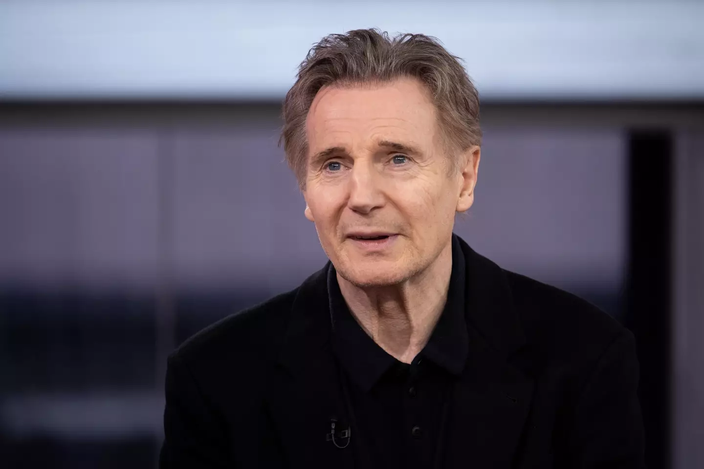 Neeson heaped praise onto his co-star (Nathan Congleton/NBC via Getty Images)