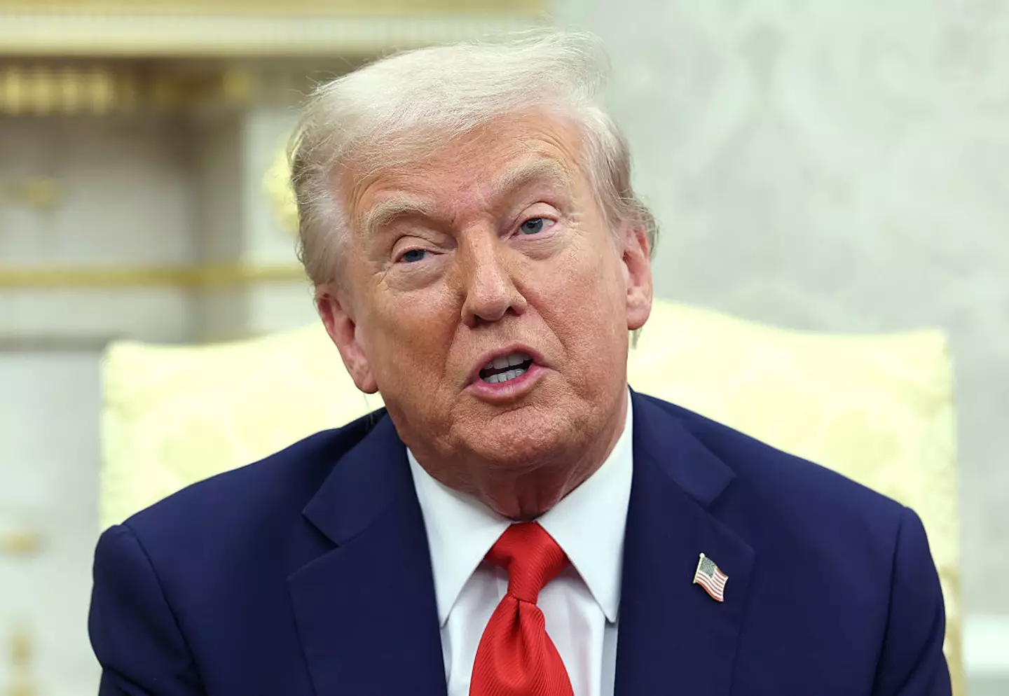 Based on a White House representative's reaction, it's looking like the Jimmy Kimmel-Donald Trump crossover won't be happening anytime soon (Anna Moneymaker/Getty Images)