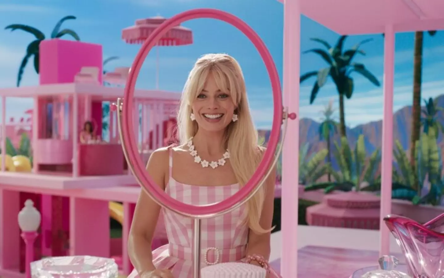 Margot Robbie in Barbie.