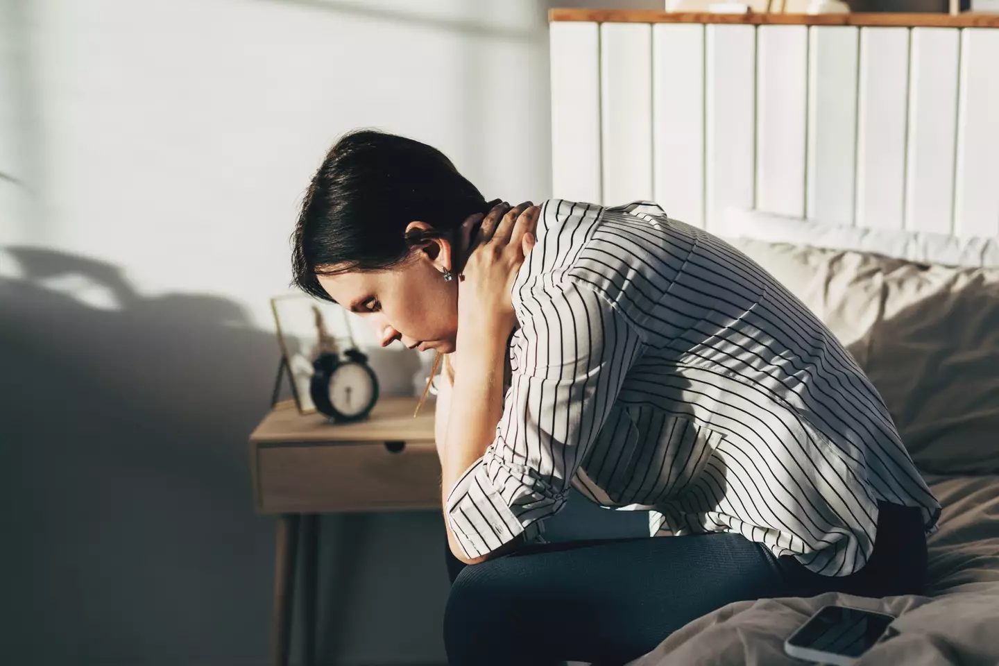 Sleep anxiety can have several triggers (Kseniya Ovchinnikova/Getty)