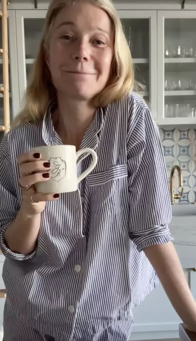 Gwyneth Paltrow shared a video making a simply breakfast to Instagram over the weekend (Instagram/@gwynethpaltrow)