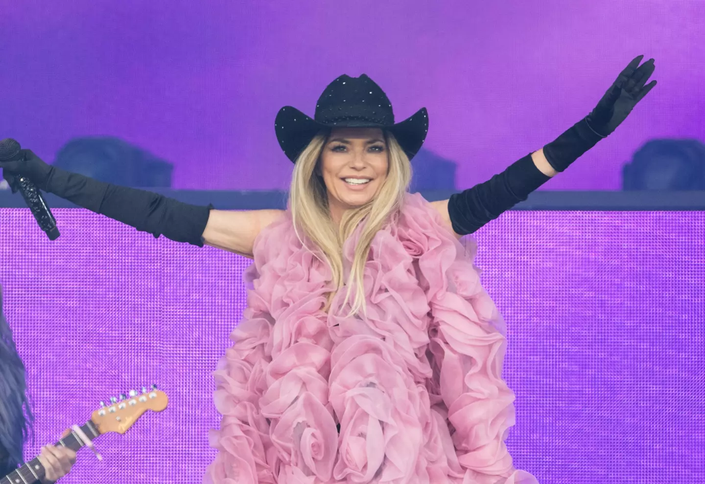 Shania performed at Glasto last weekend. (Samir Hussein/WireImage)