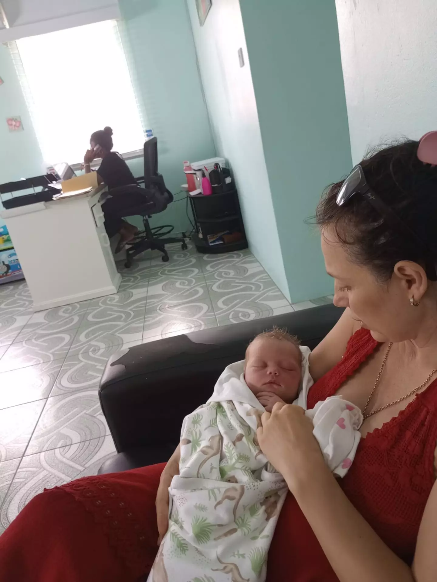 The couple are still awaiting a passport for their daughter.