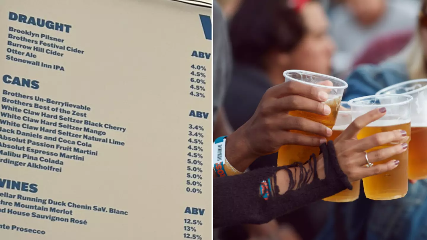 Glastonbury punters in for a shock over this year’s drink prices