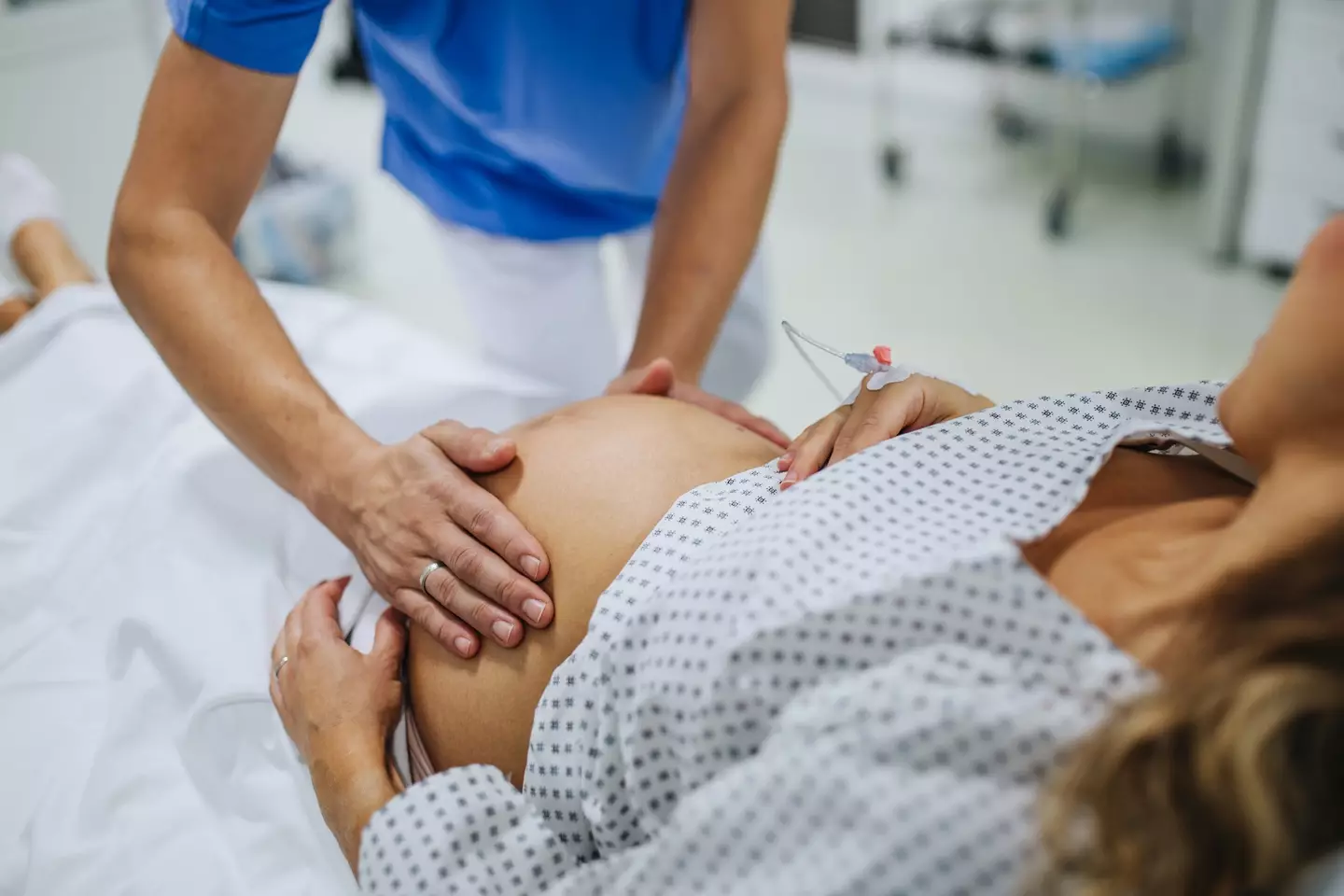 A uterine massage can help with haemorrhaging (Halfpoint Images / Getty Images)