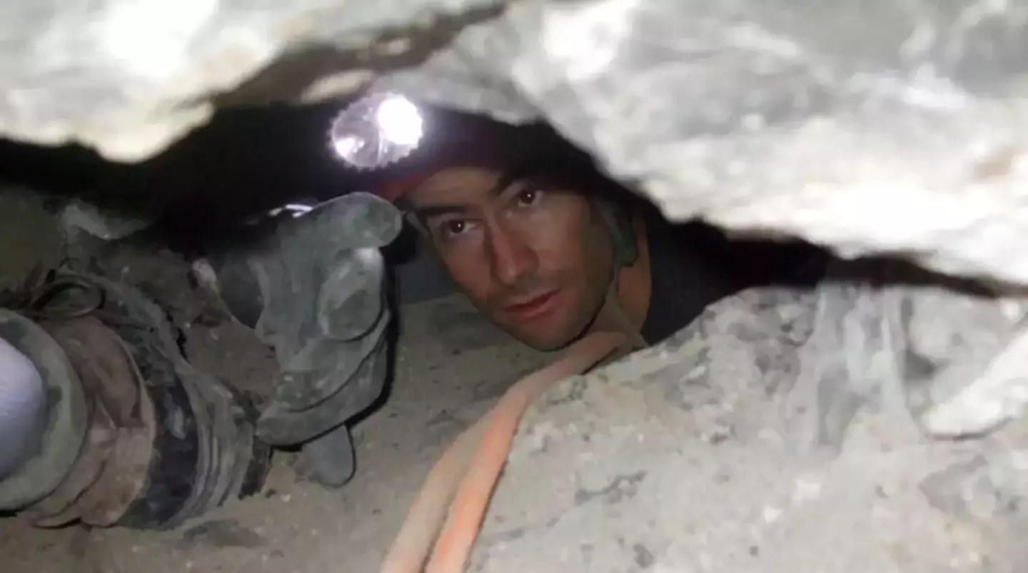 John was trapped for 27 hours (Family handout)