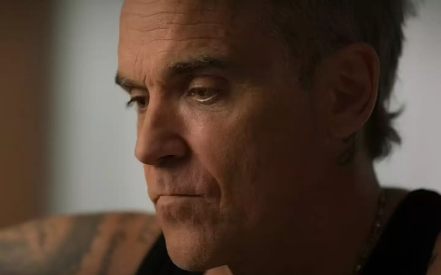 Robbie opens up about his struggles with addiction in the new documentary.