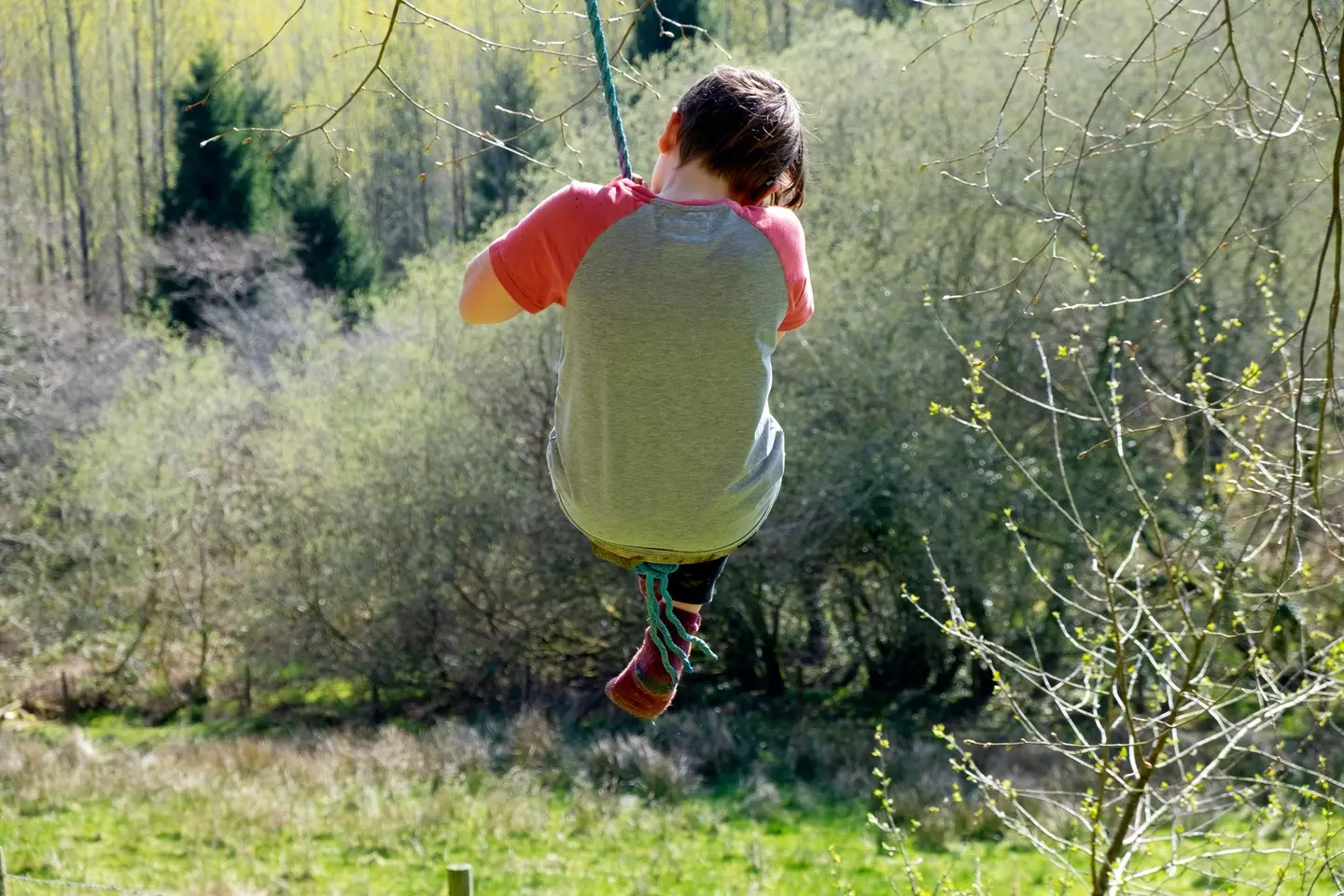 The mum asked if 8:30am is an 'acceptable time' for a child to go and play in the garden.