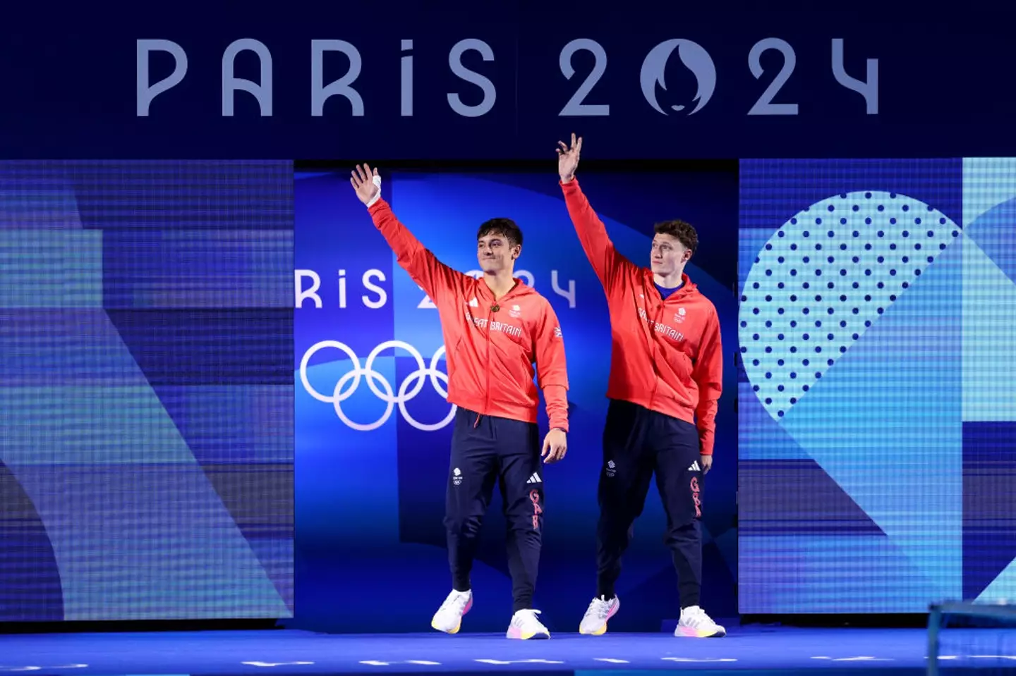 Team GB divers Tom Daley and Noah Williams. (Clive Rose/Getty Images)