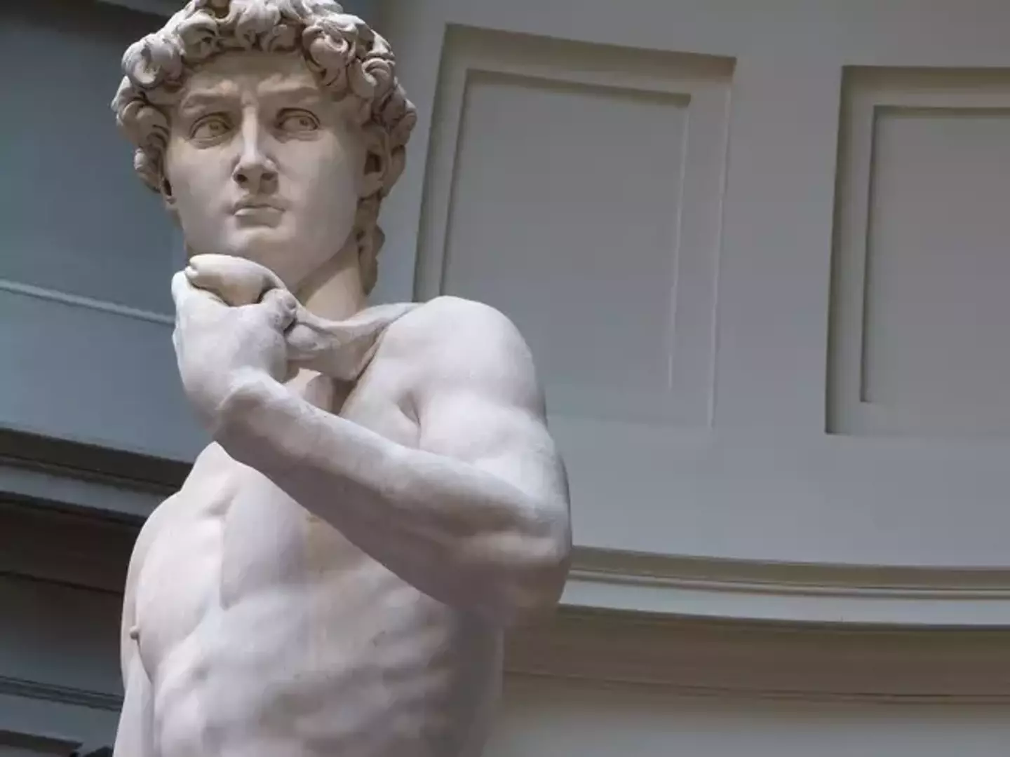Michelangelo's David is of a naked man.