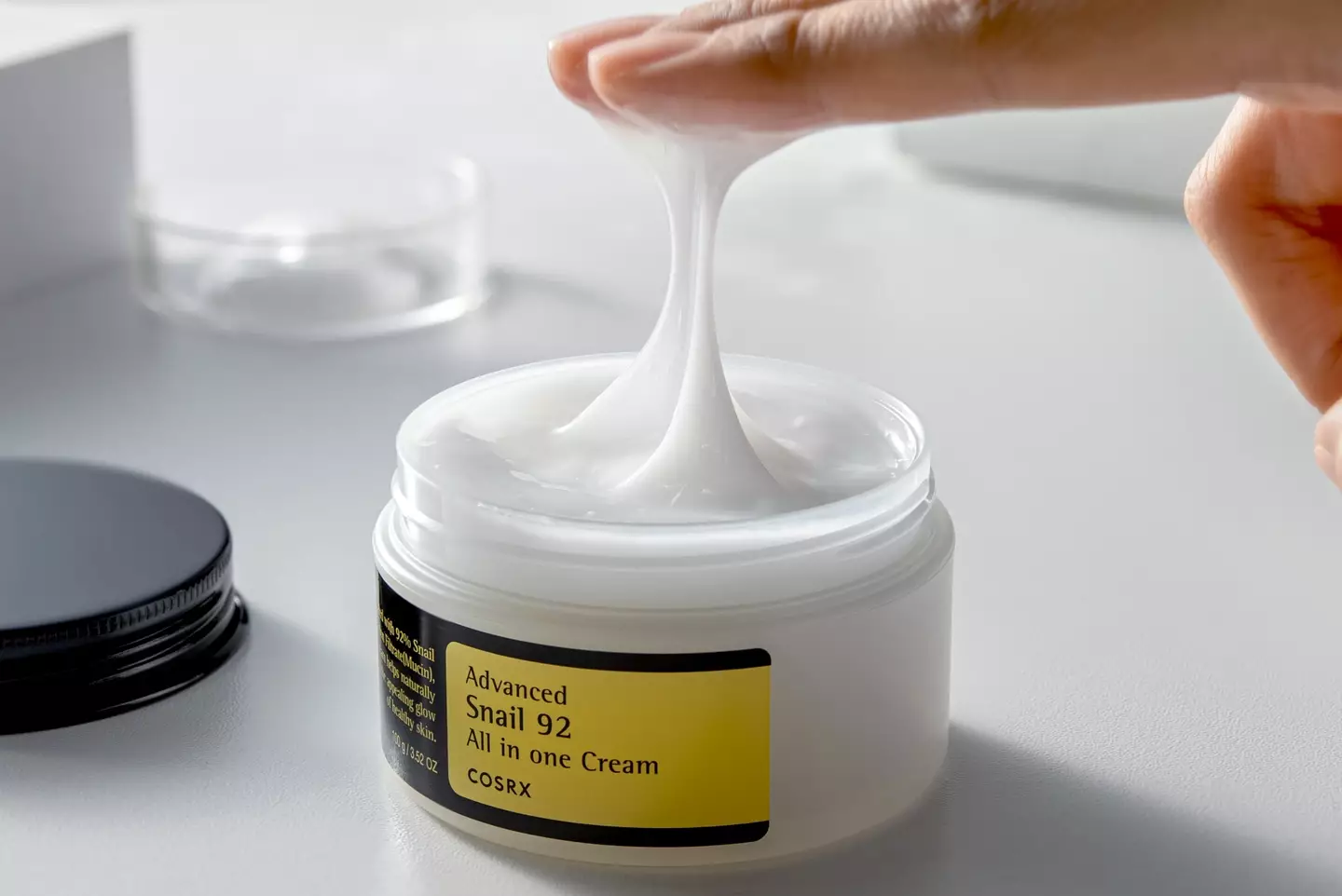 It has a unique gel-type cream texture.