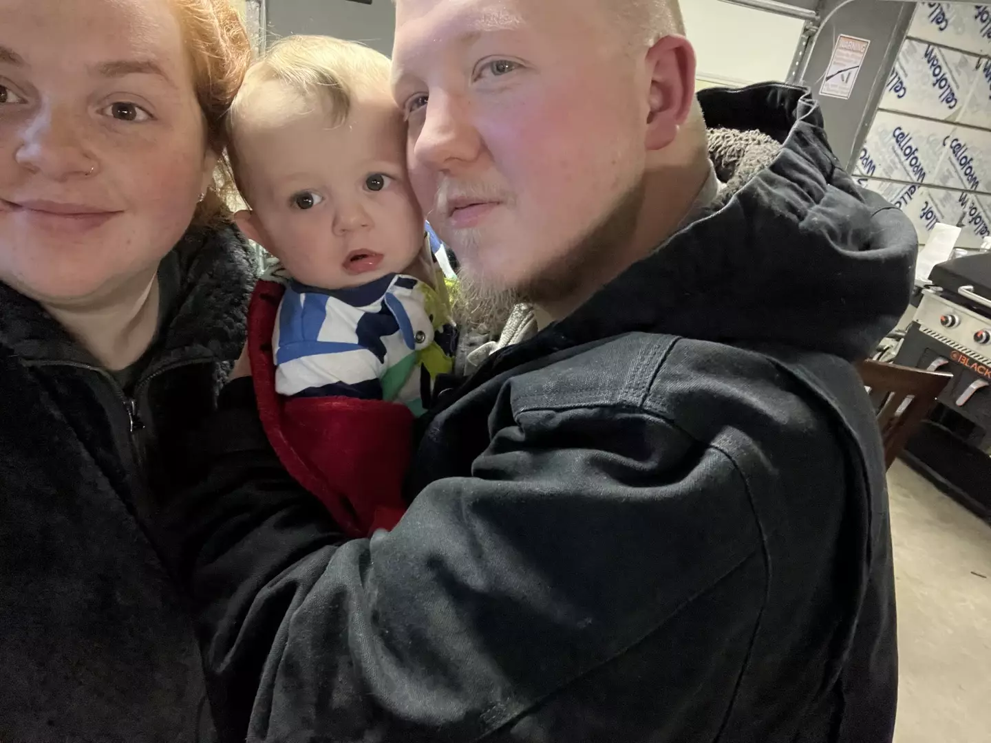 Her partner had 'wished' for a baby two days before their son's surprise birth.