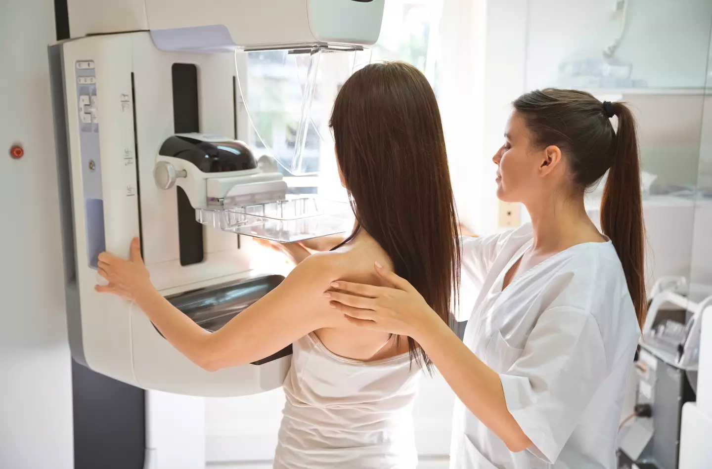 An increase in the size of the breast could indicate that the disease is present (izusek/Getty)