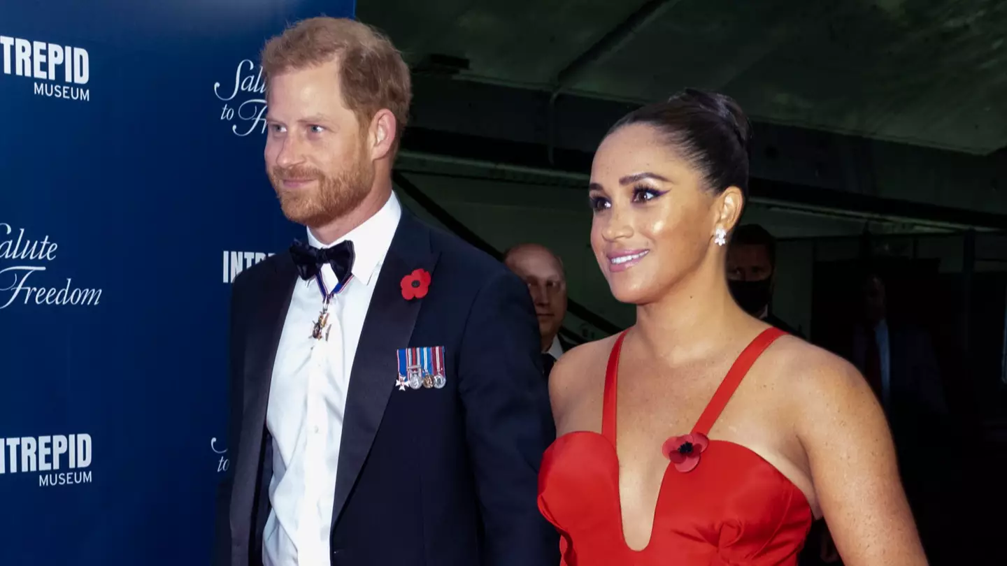 Meghan Markle and Prince Harry at Salute to Freedom Gala 2021  (